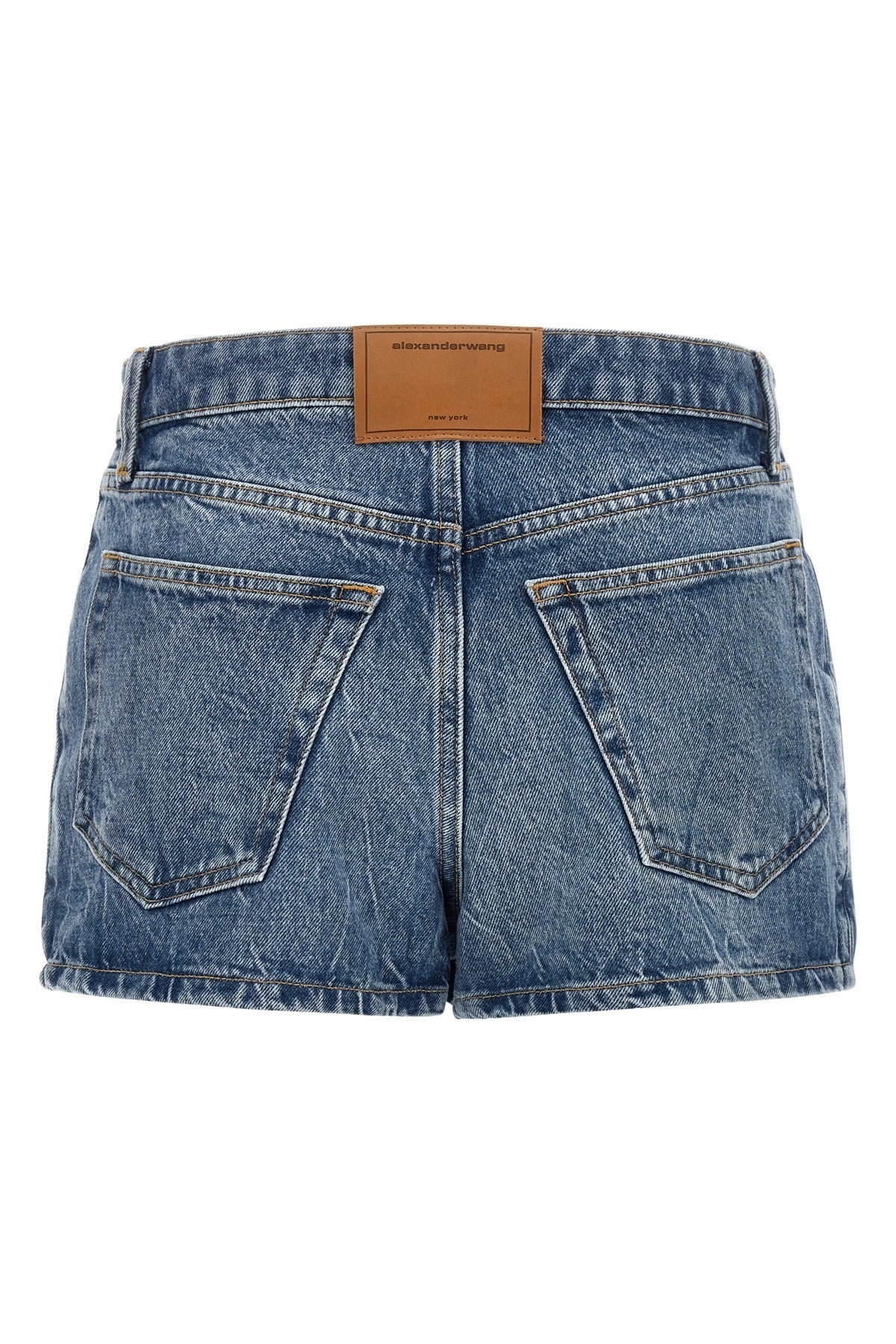 Alexander Wang Front Zip Denim Skort