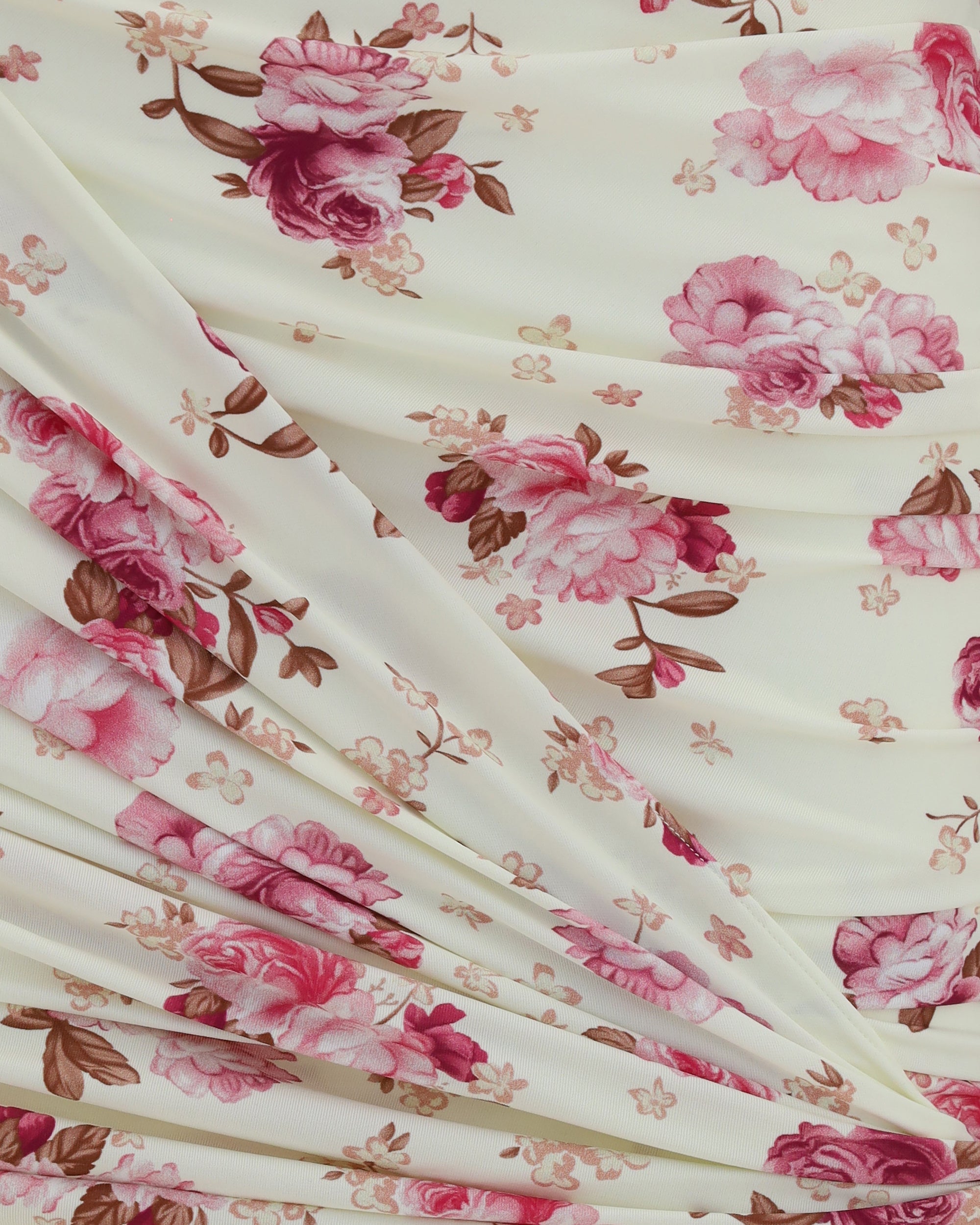 Magda Butrym Draped Floral-Print Swim Mini Skirt