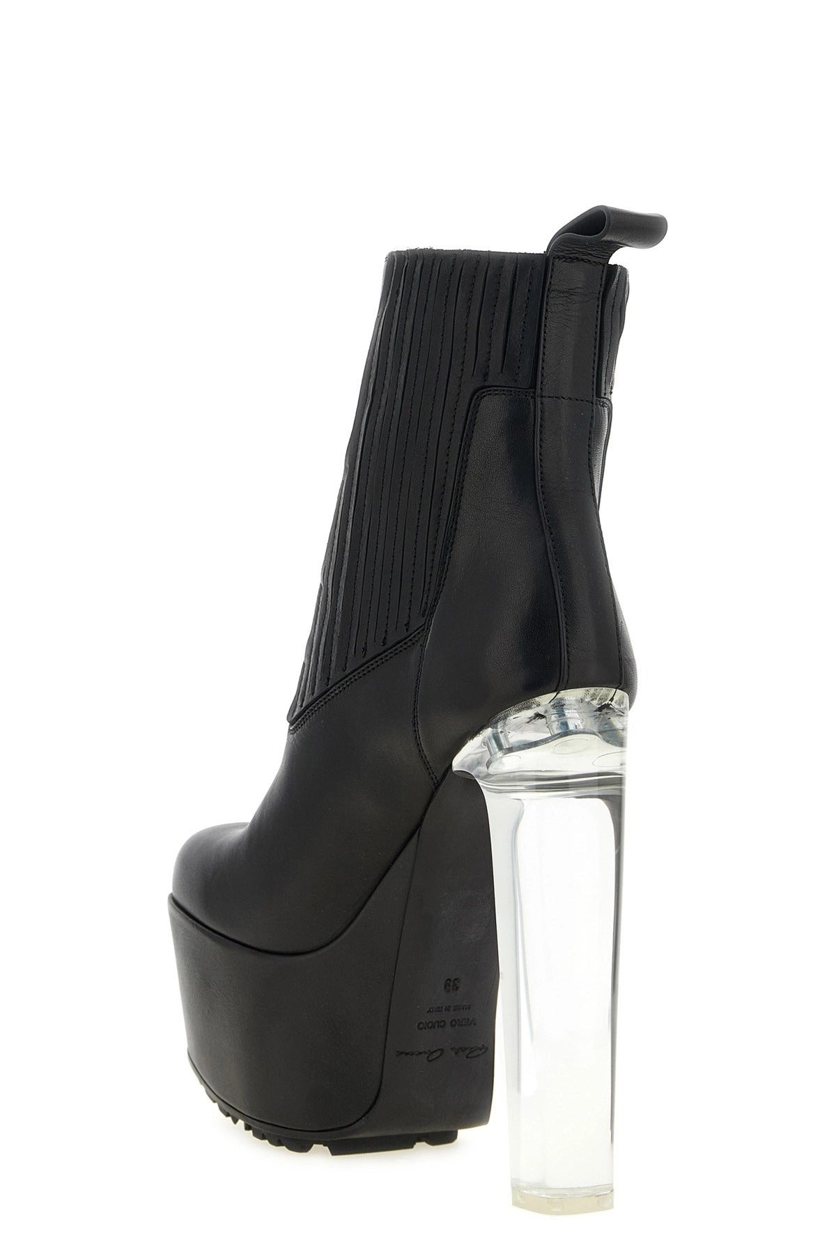 Rick Owens Beatle Kiss Ankle Boots