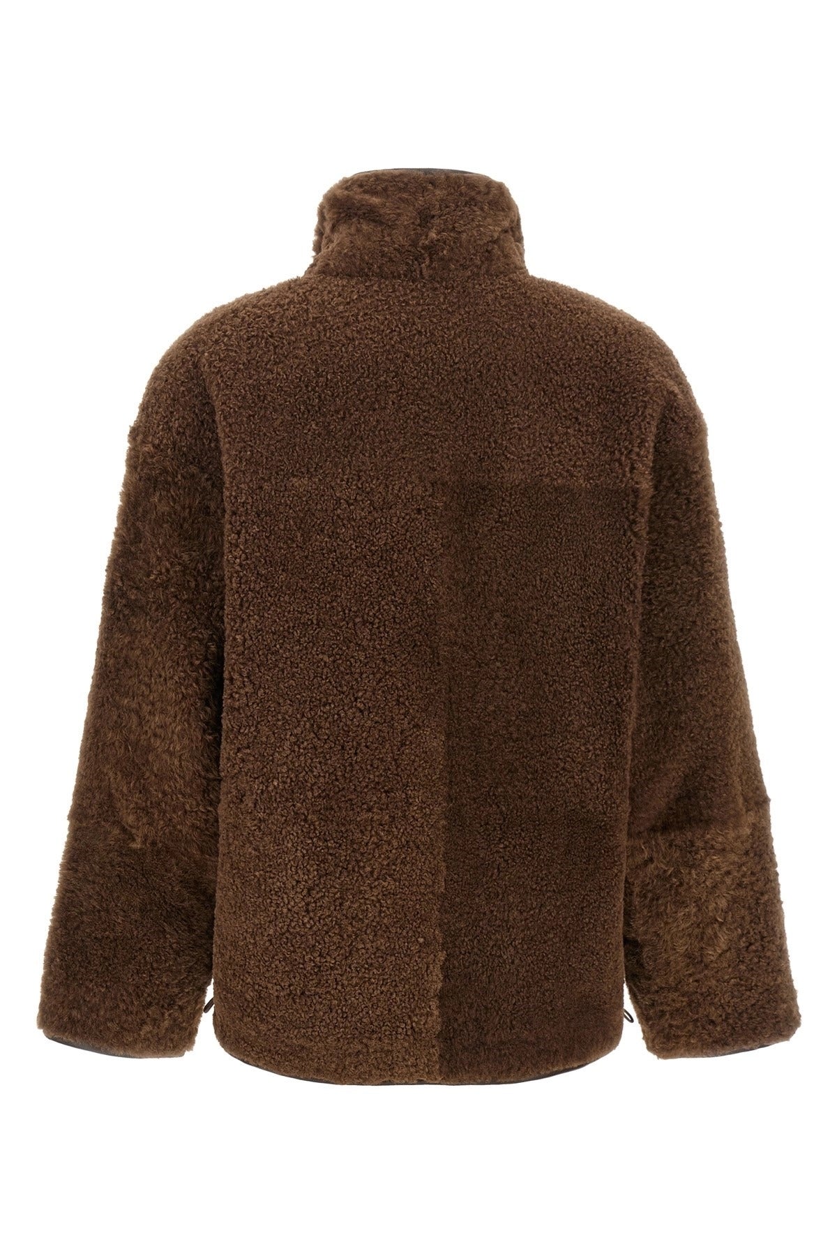 Brunello Cucinelli Fuzzy Reversible Shearling Jacket