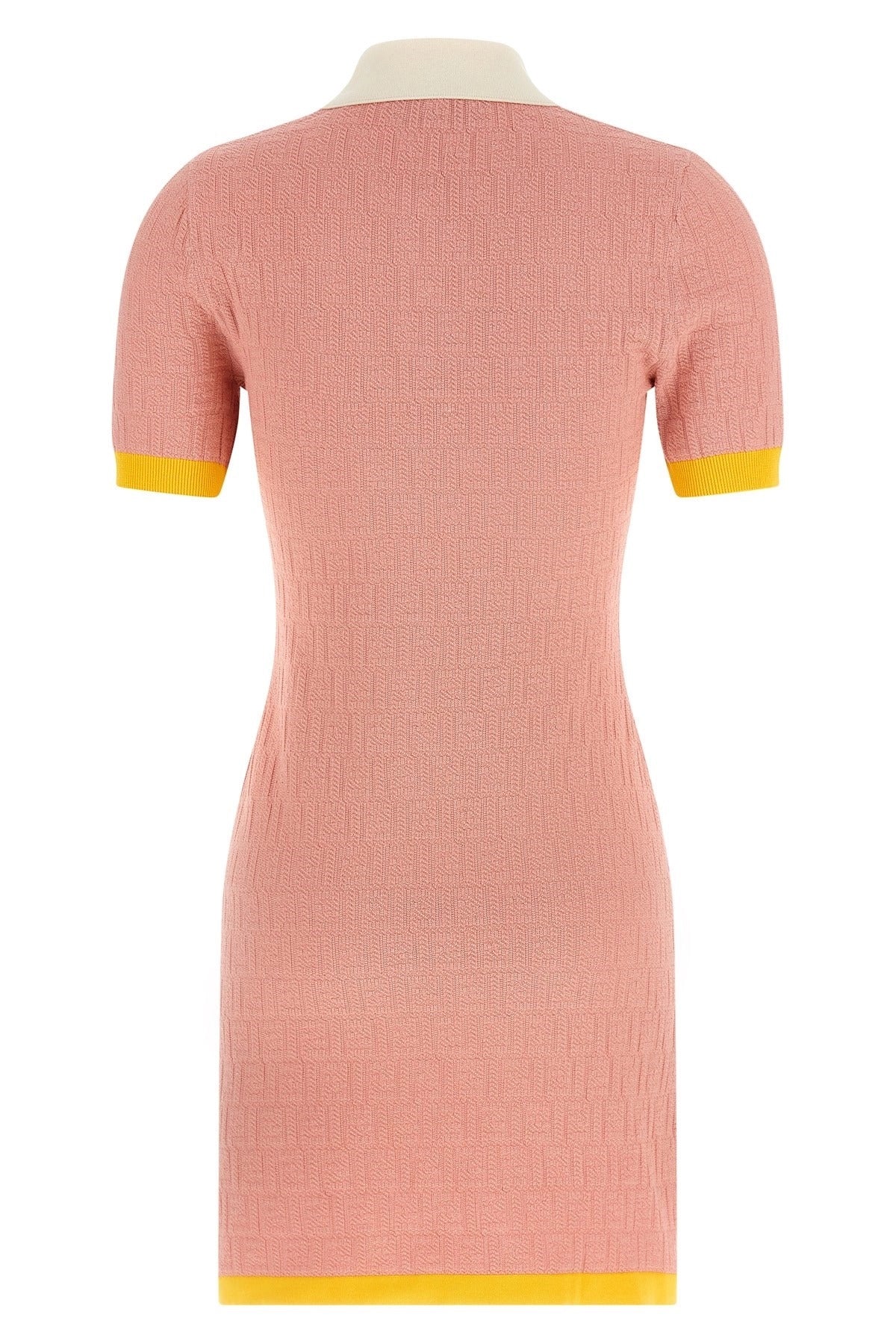 Fendi Color-Block Jacquard Mini Dress