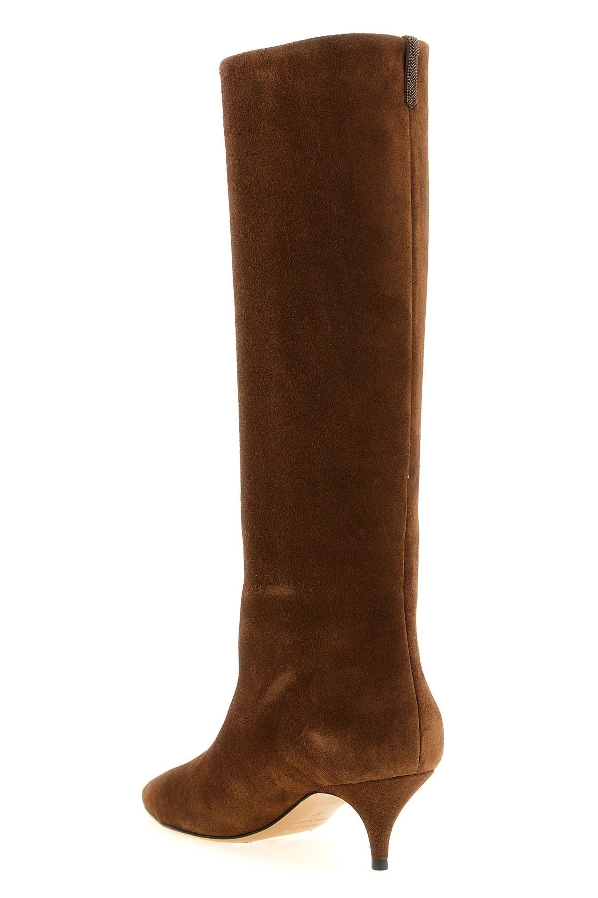 Fabiana Filippi Brown Suede High Boots