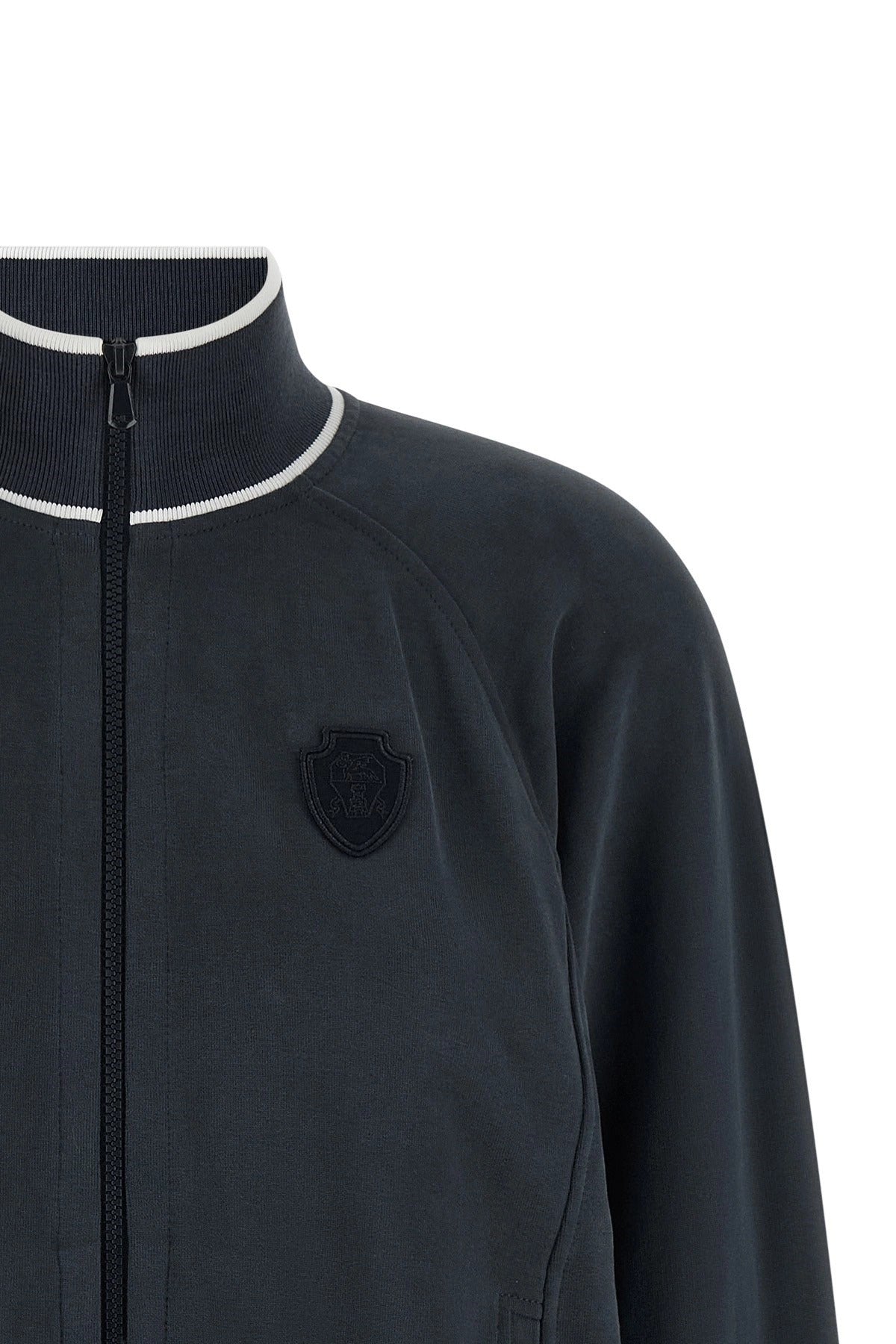 Brunello Cucinelli Heraldic Patch Sweatshirt
