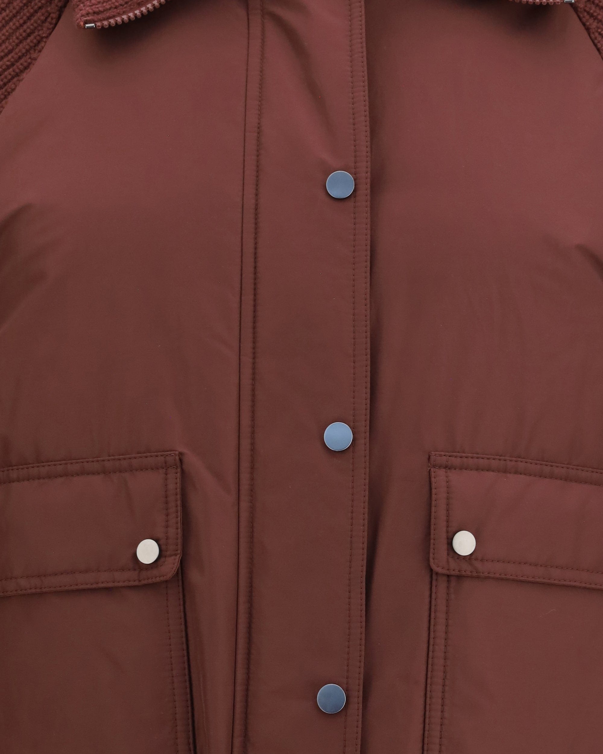 Brunello Cucinelli Jaqueta Puffer Com Mangas de Lã