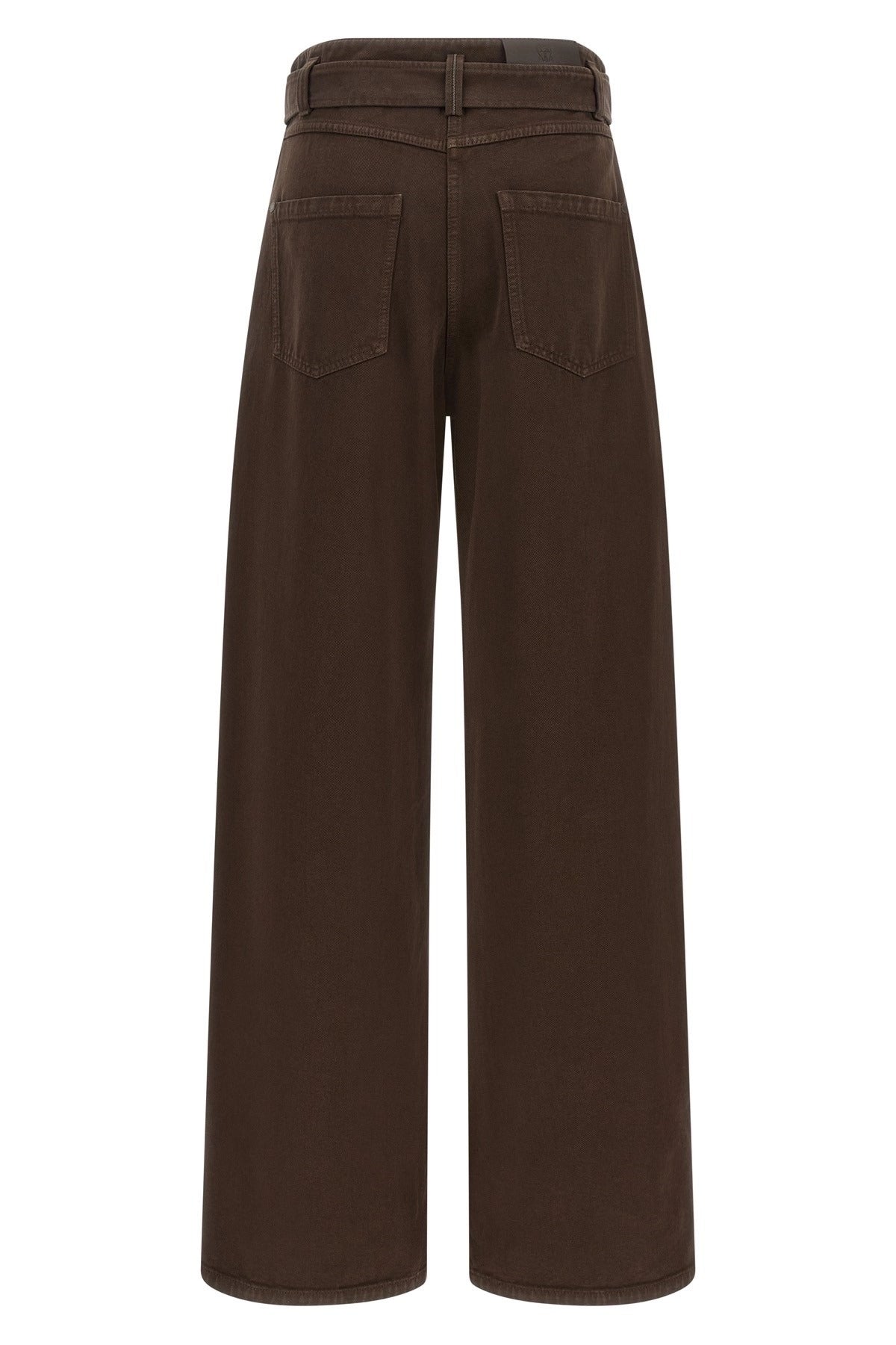 Brunello Cucinelli Wide-Leg Belted Jeans