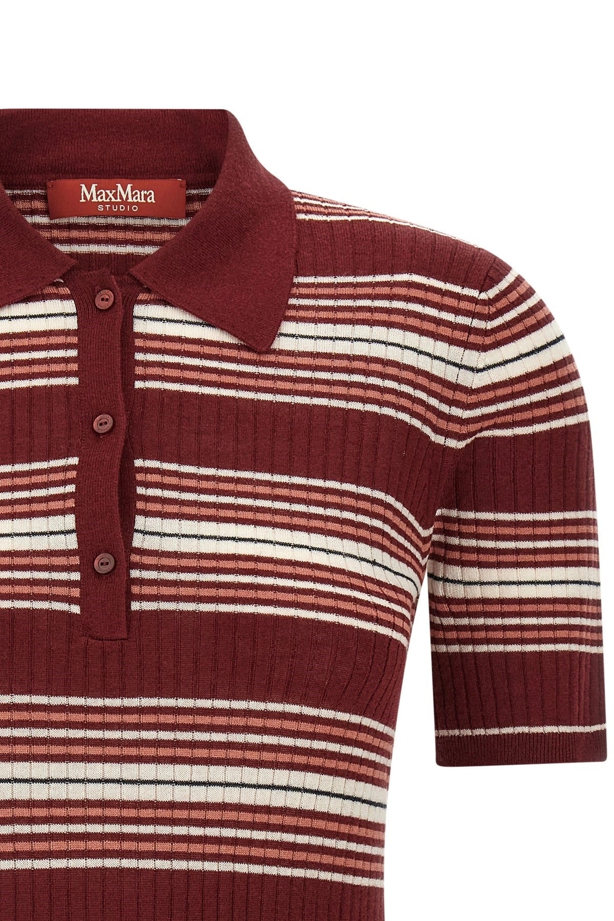 Max Mara Msttallero Striped Polo Shirt