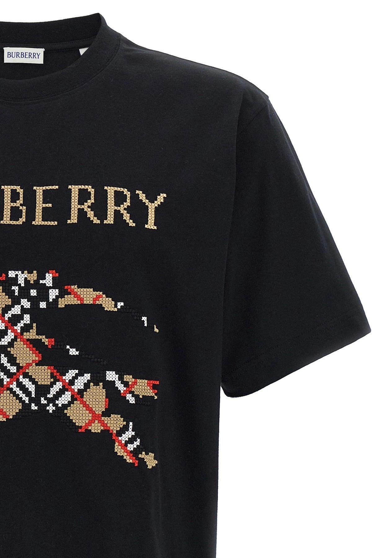Burberry Cross Stitch T-Shirt