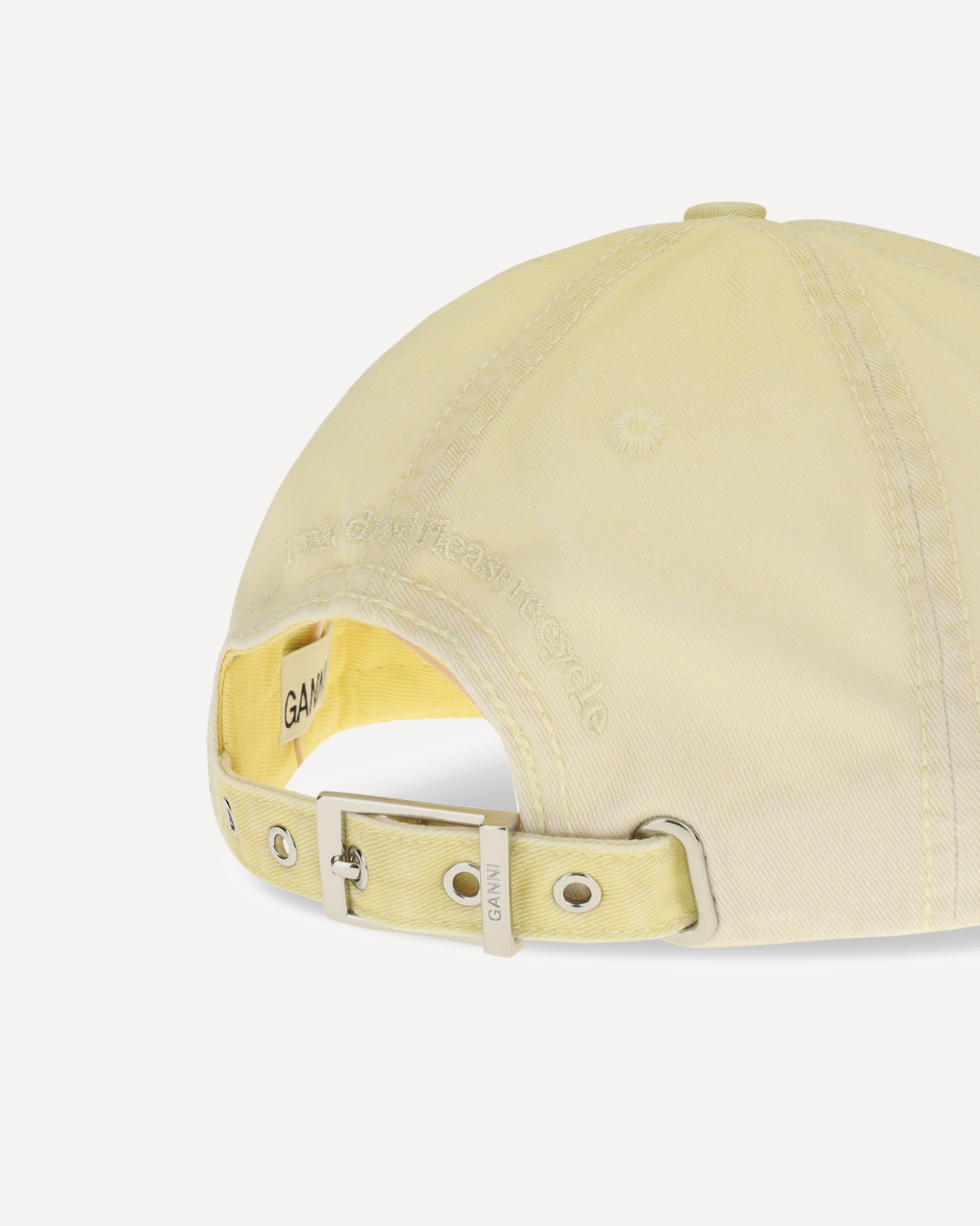 Ganni Cotton Logo Baseball Cap