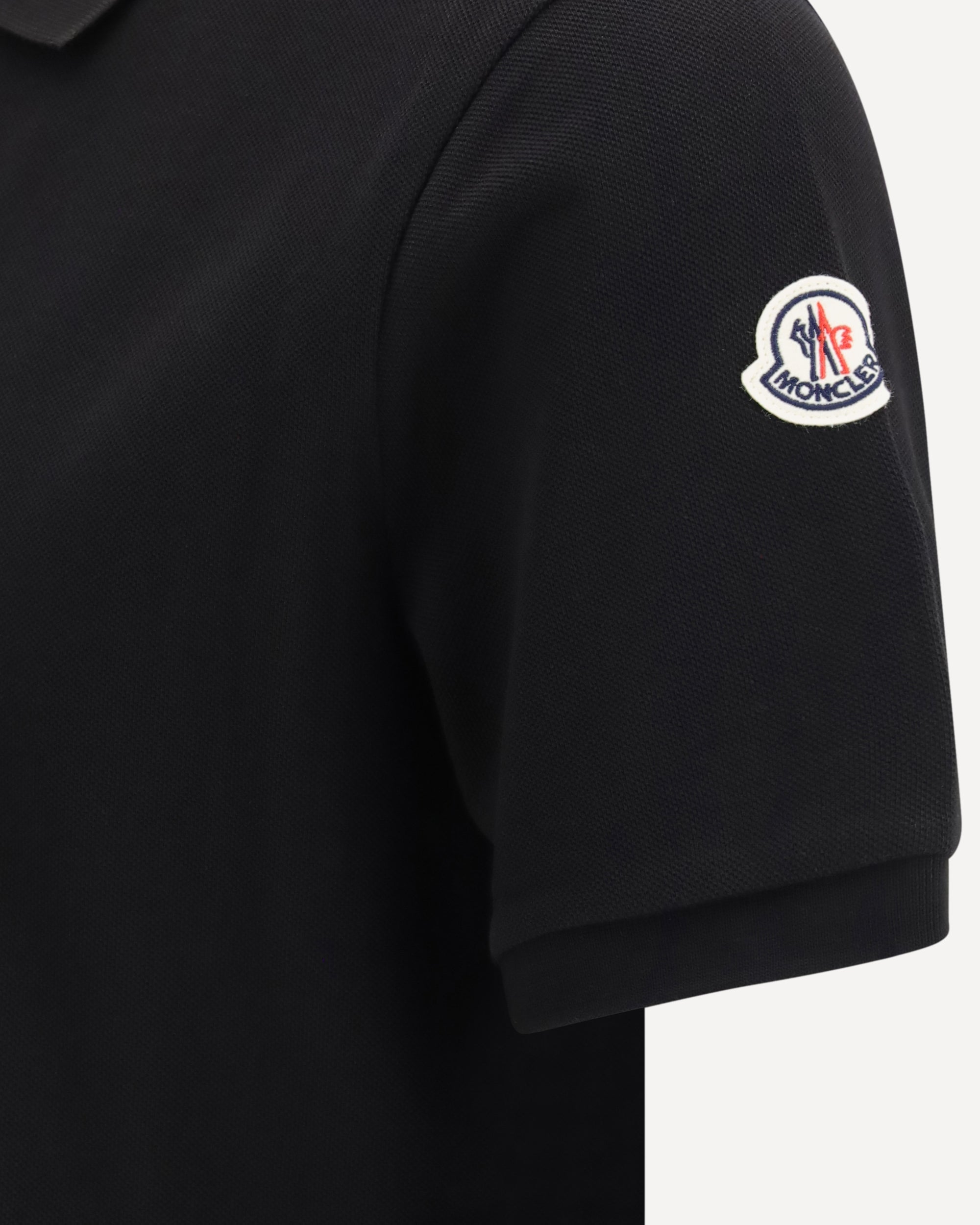 Moncler Cotton Piqué Logo Polo Shirt