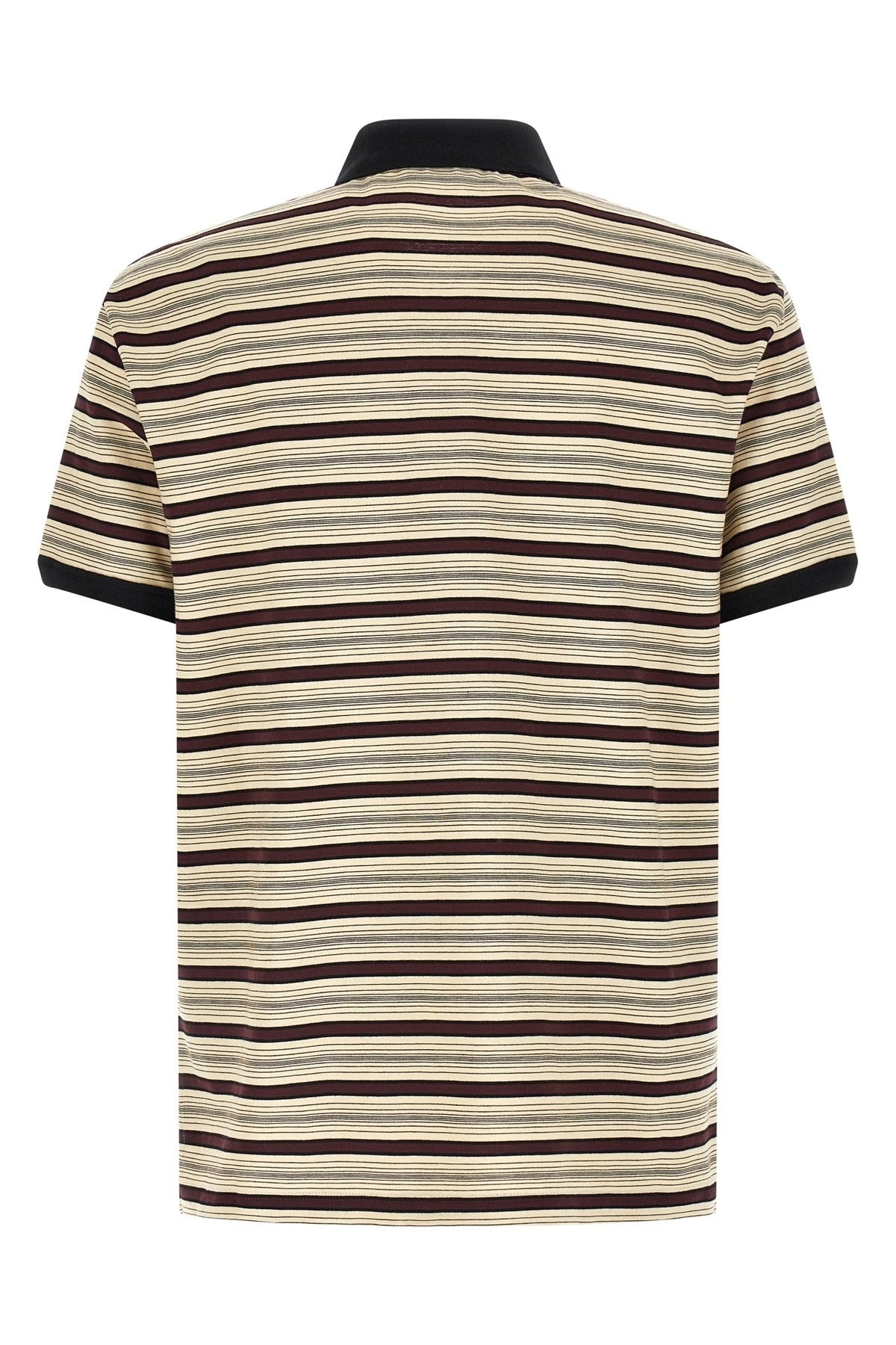 Prada Striped Cotton Polo Shirt