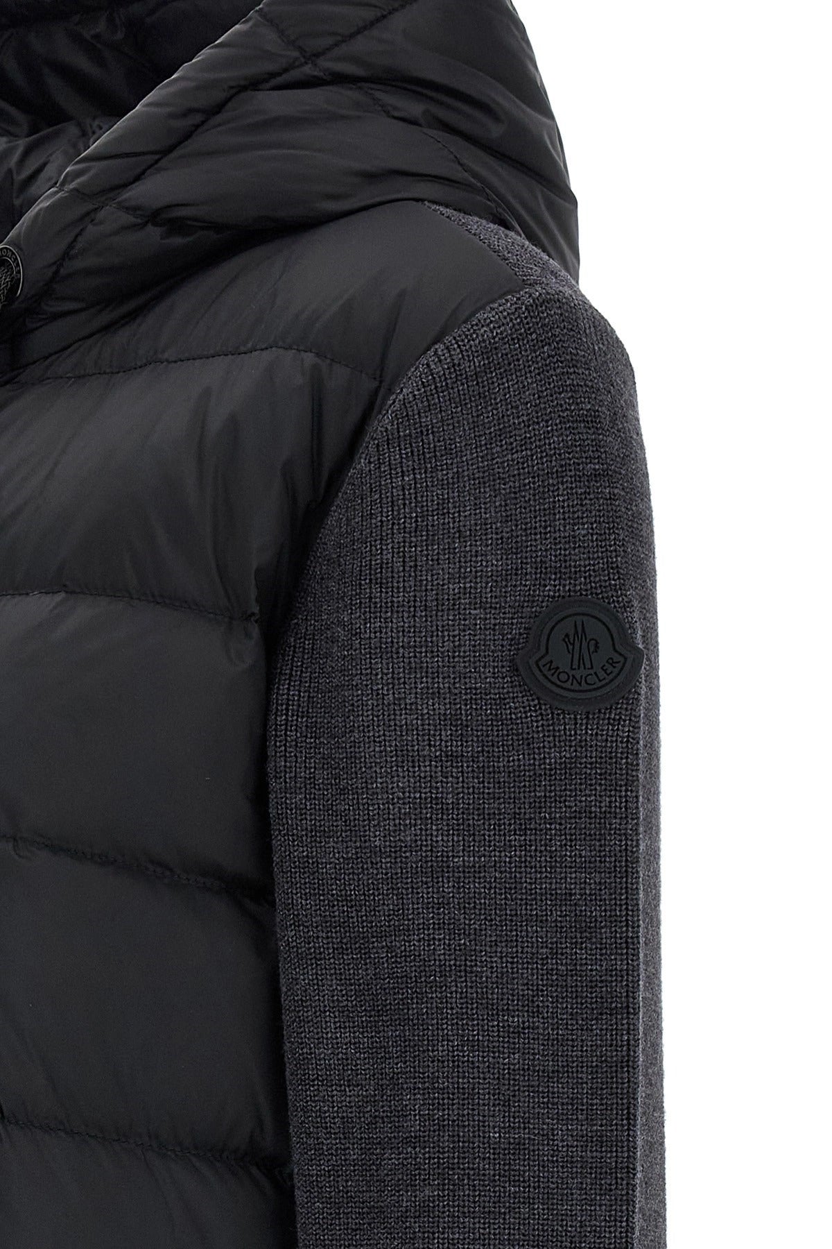 Moncler Hooded Padded Cardigan