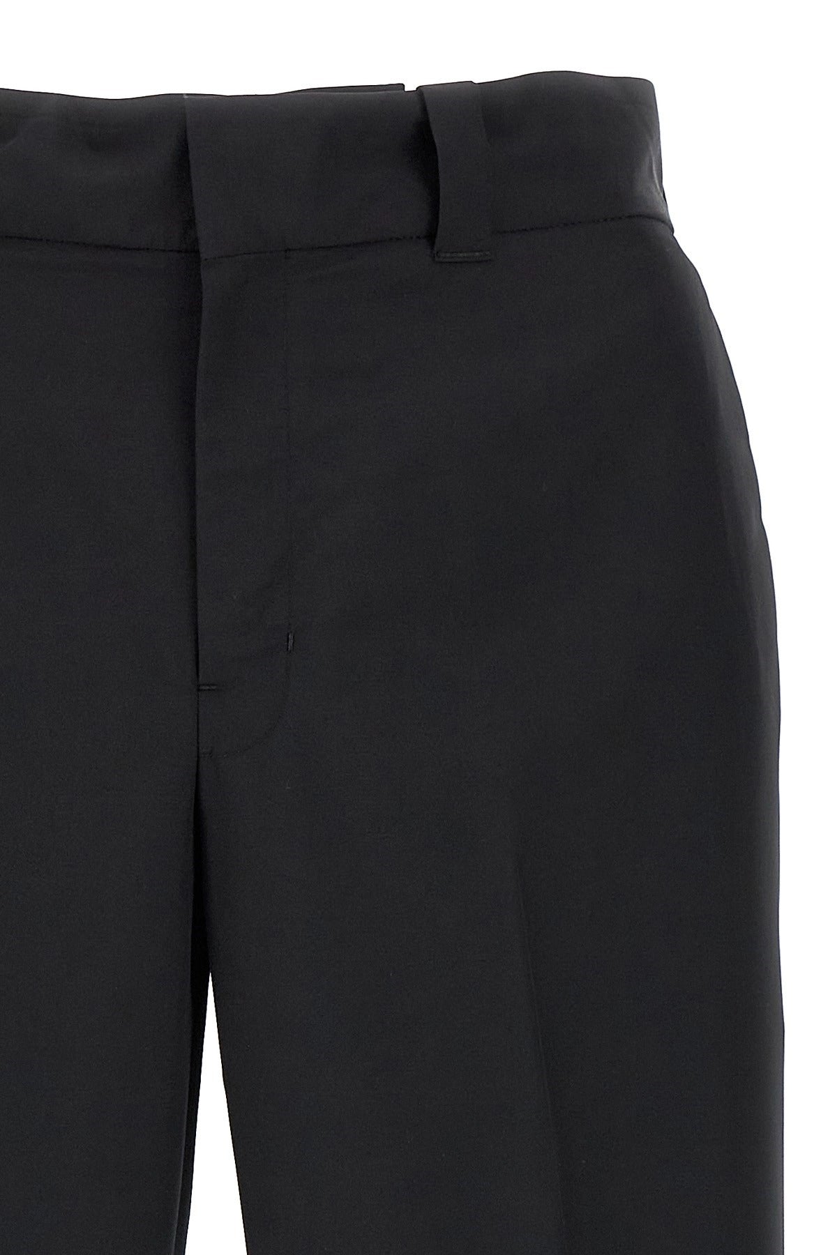 Prada Black Wool Blend Pants