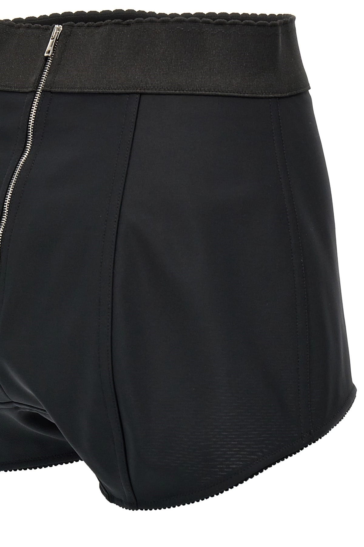 Dolce & Gabbana ブラックサテンキュロット