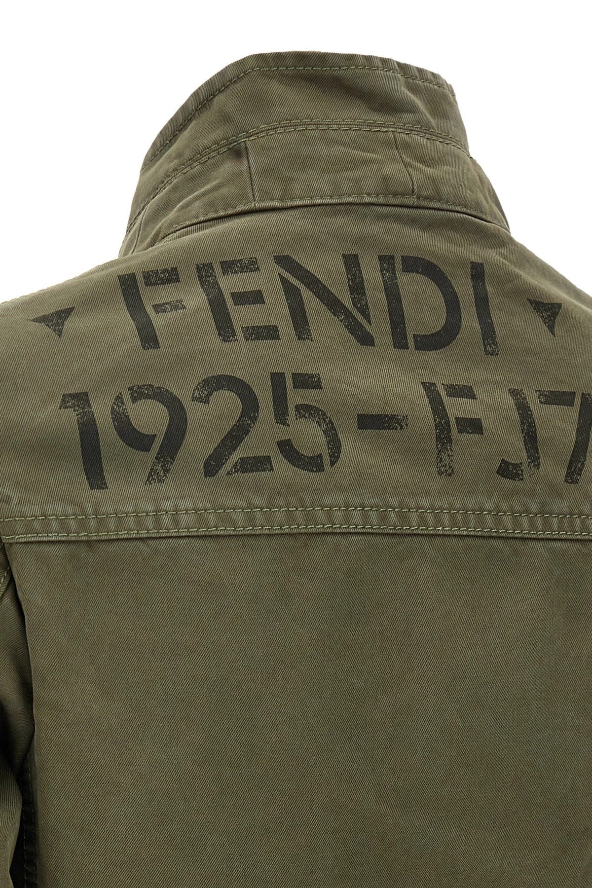 Fendi Olive Green Equestrian Jacket