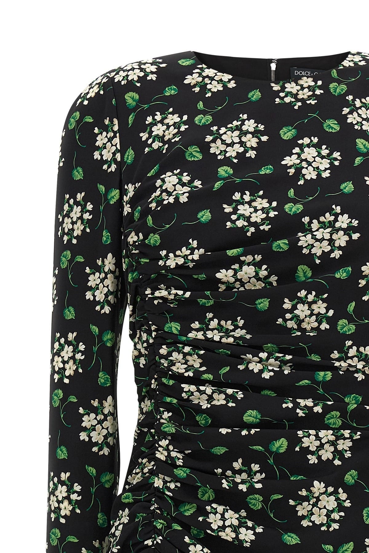 Dolce & Gabbana Flower Print Midi Dress