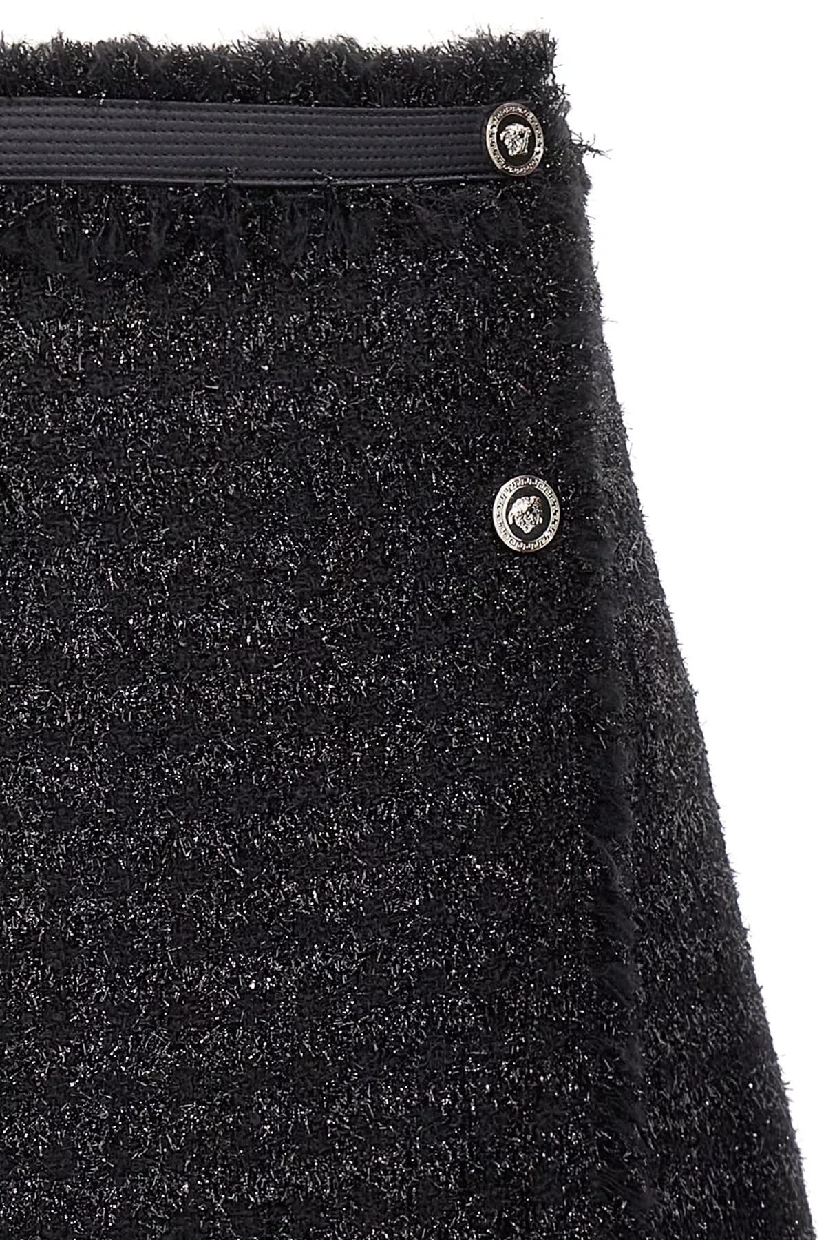 Versace Lurex Mini Skirt