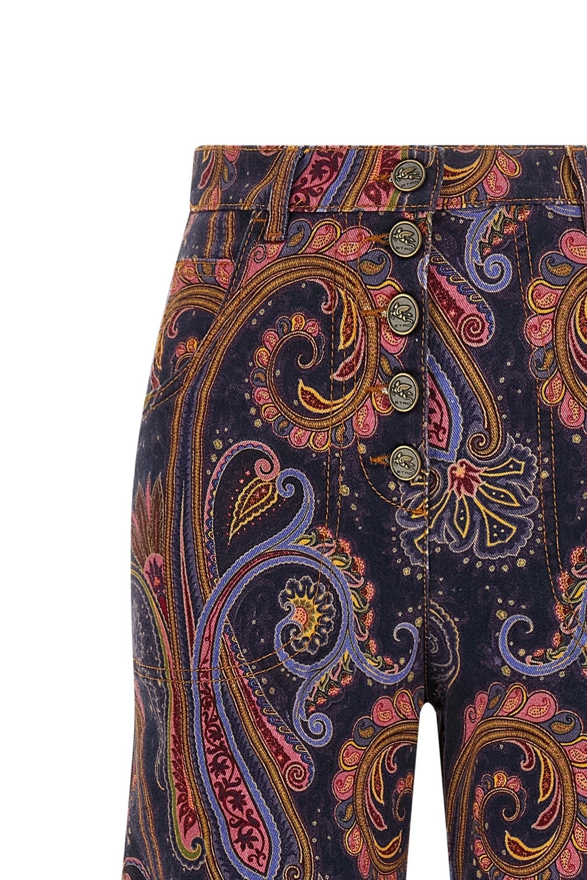 Etro Paisley Flared Jeans