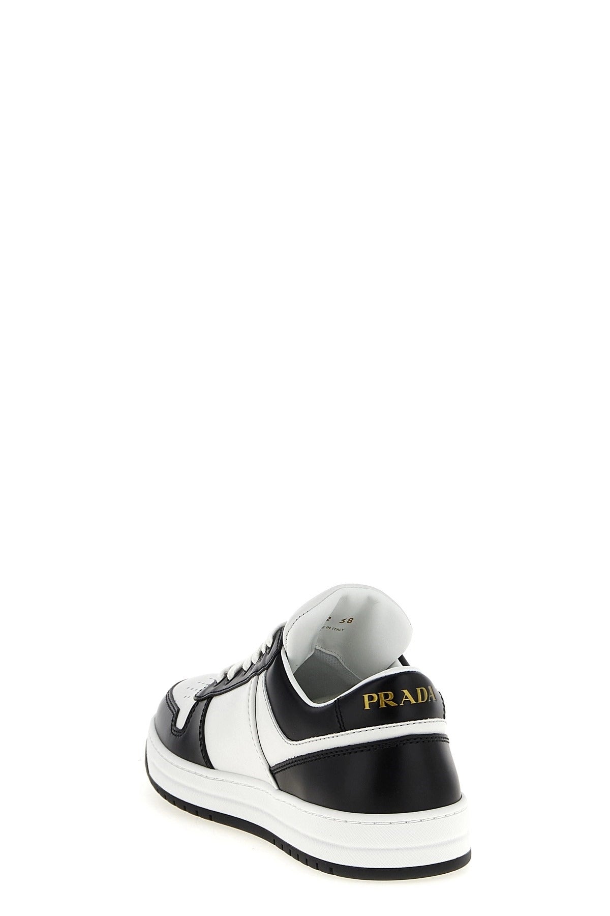 Prada Downtown Leather Sneakers