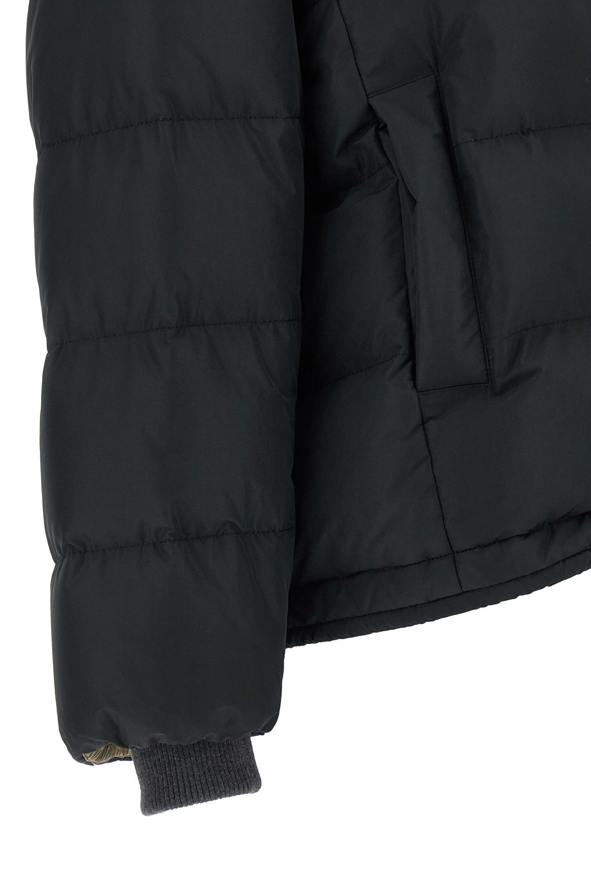 Brunello Cucinelli Knit Cuff Daunenjacke