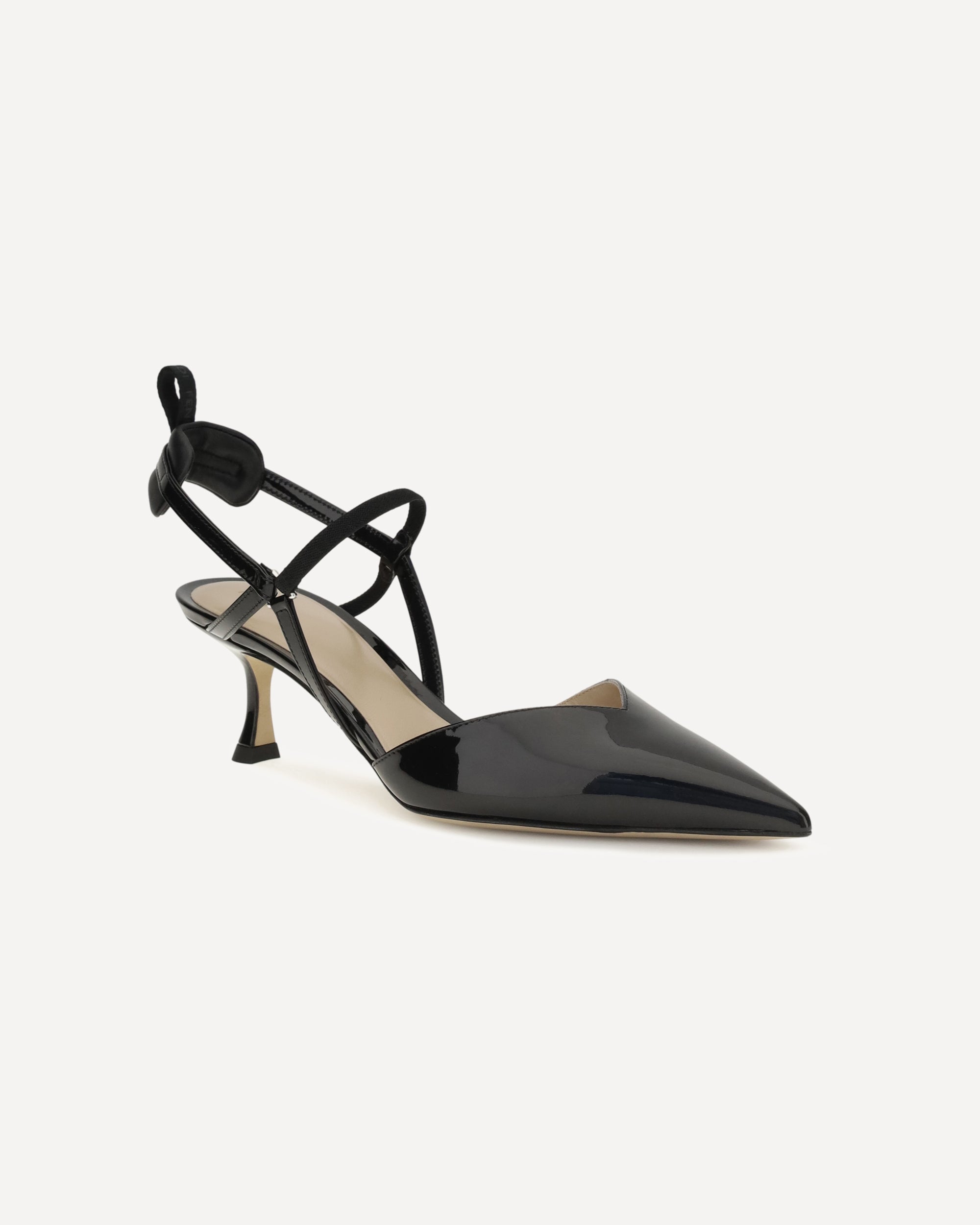 Fendi Patent Leather Colibrì Slingback Pumps