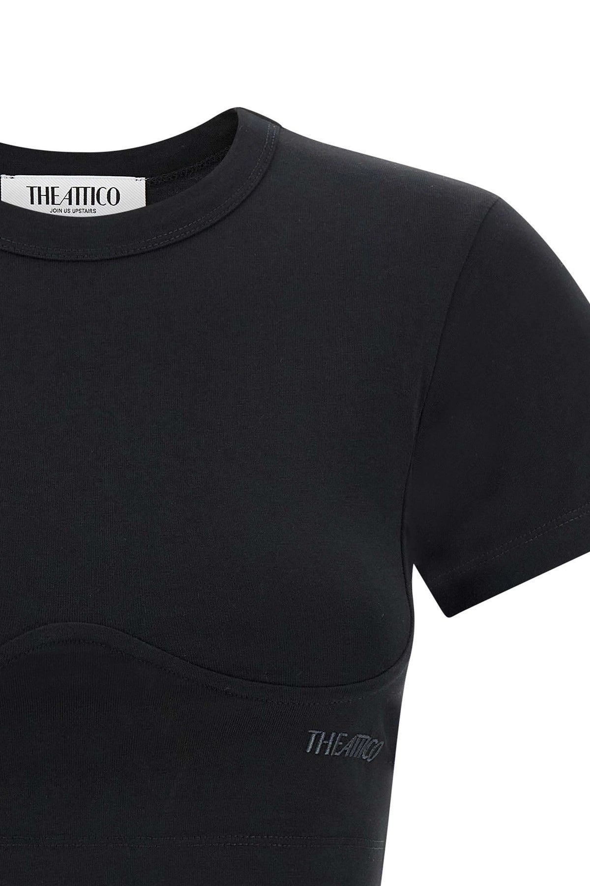 The Attico Bustier Crop T-Shirt