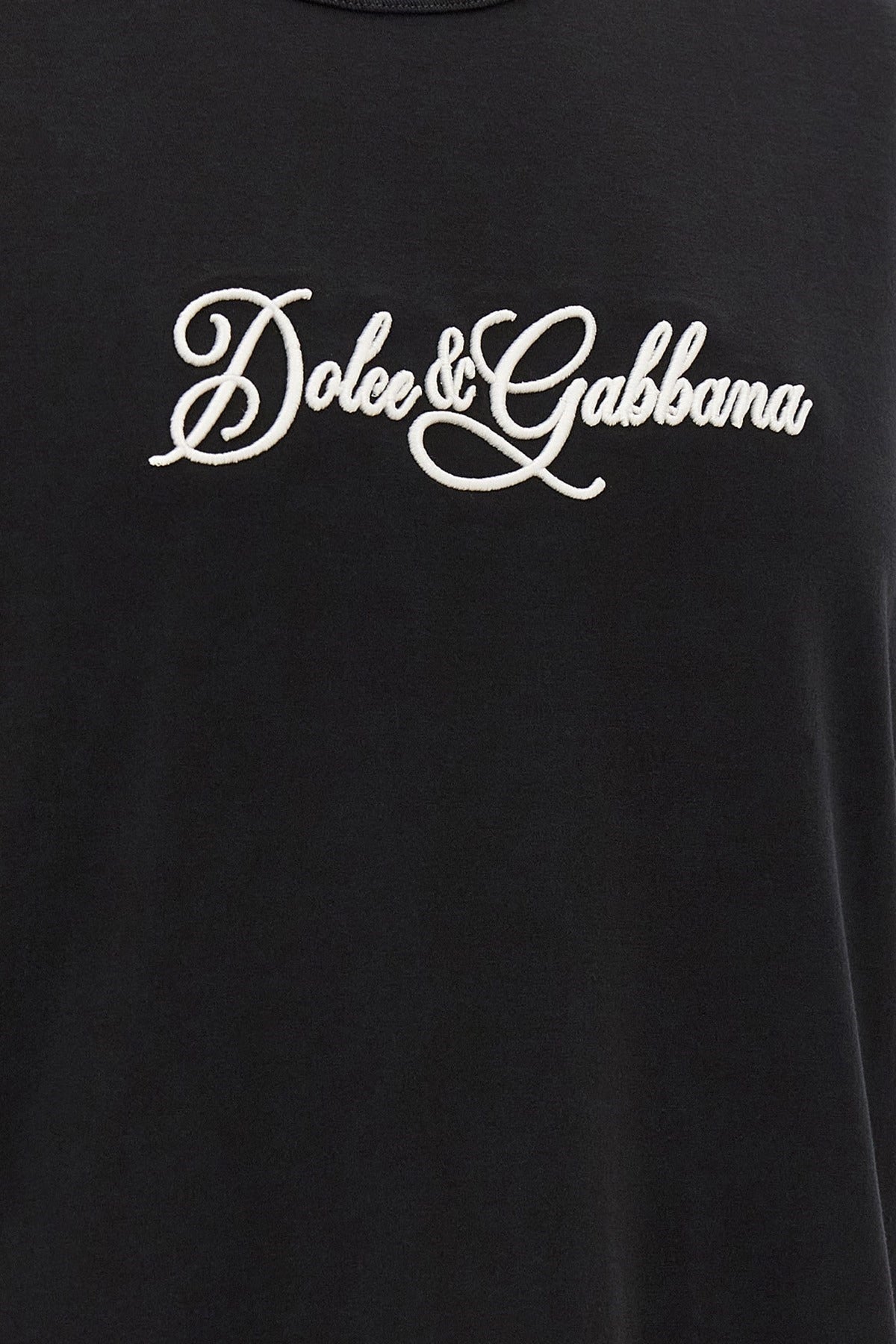 Dolce & Gabbana Logo Embroidery T-Shirt