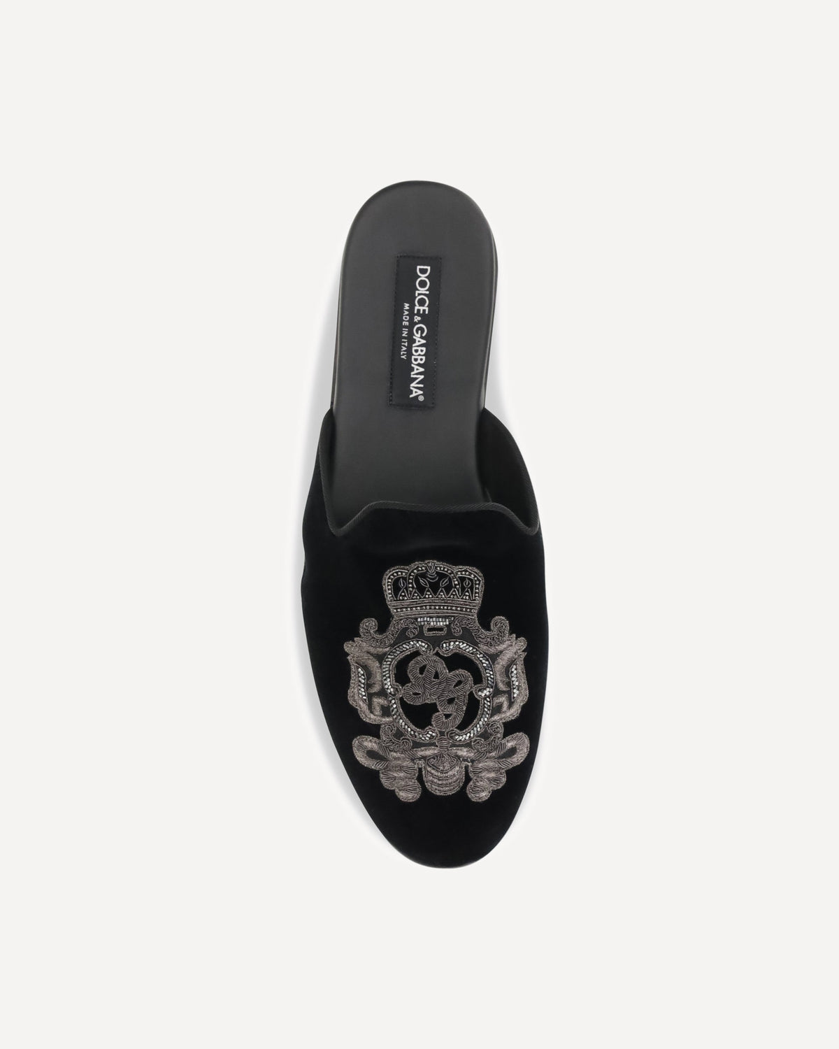 Dolce & Gabbana Velvet Slippers