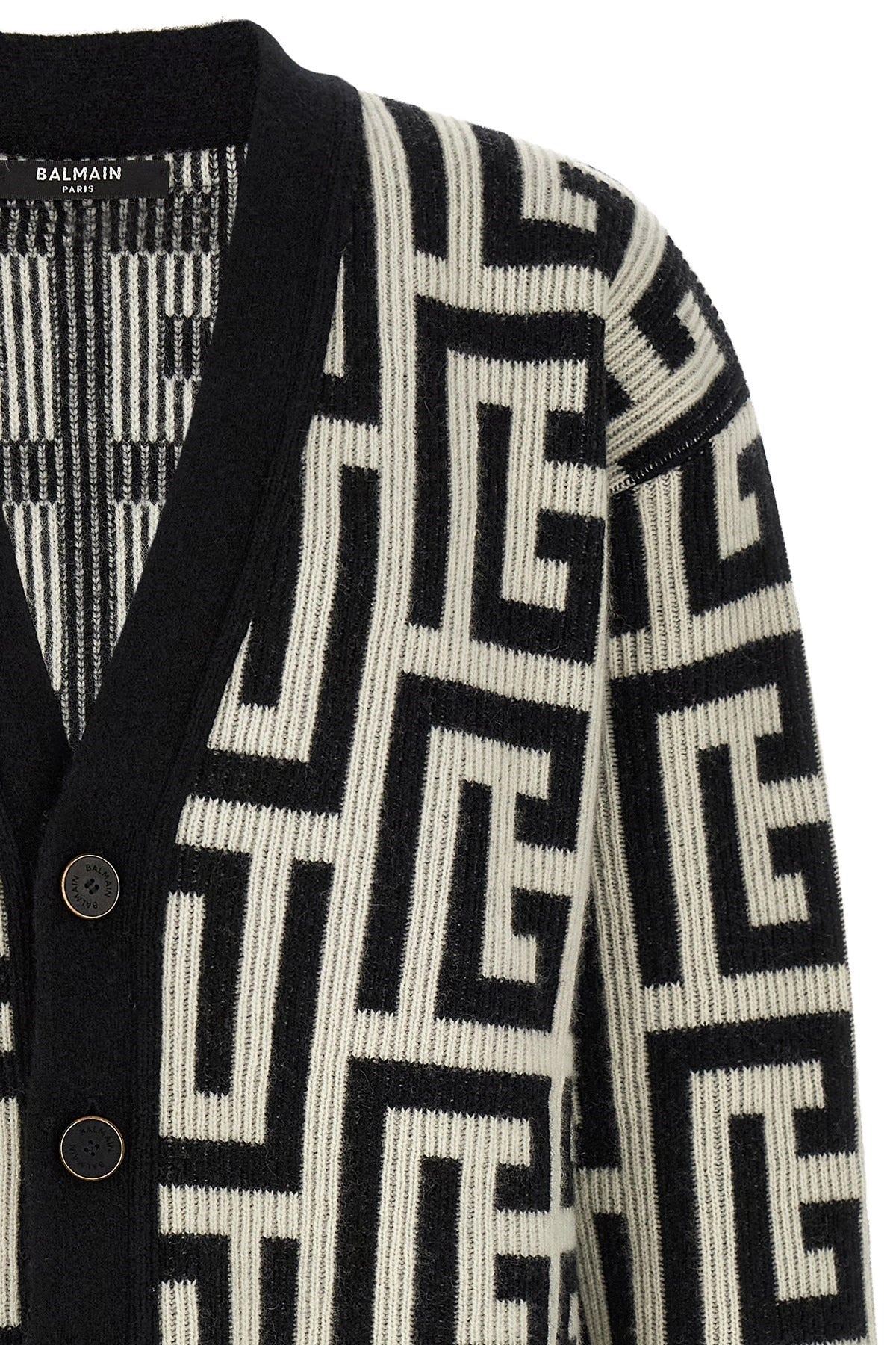Balmain Monogram Macro Cardigan