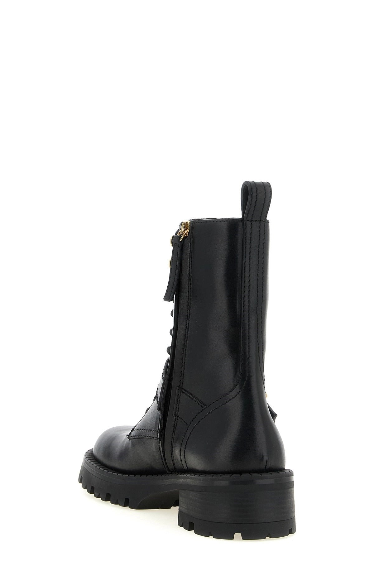 Versace Medusa Buckle Ankle Boots