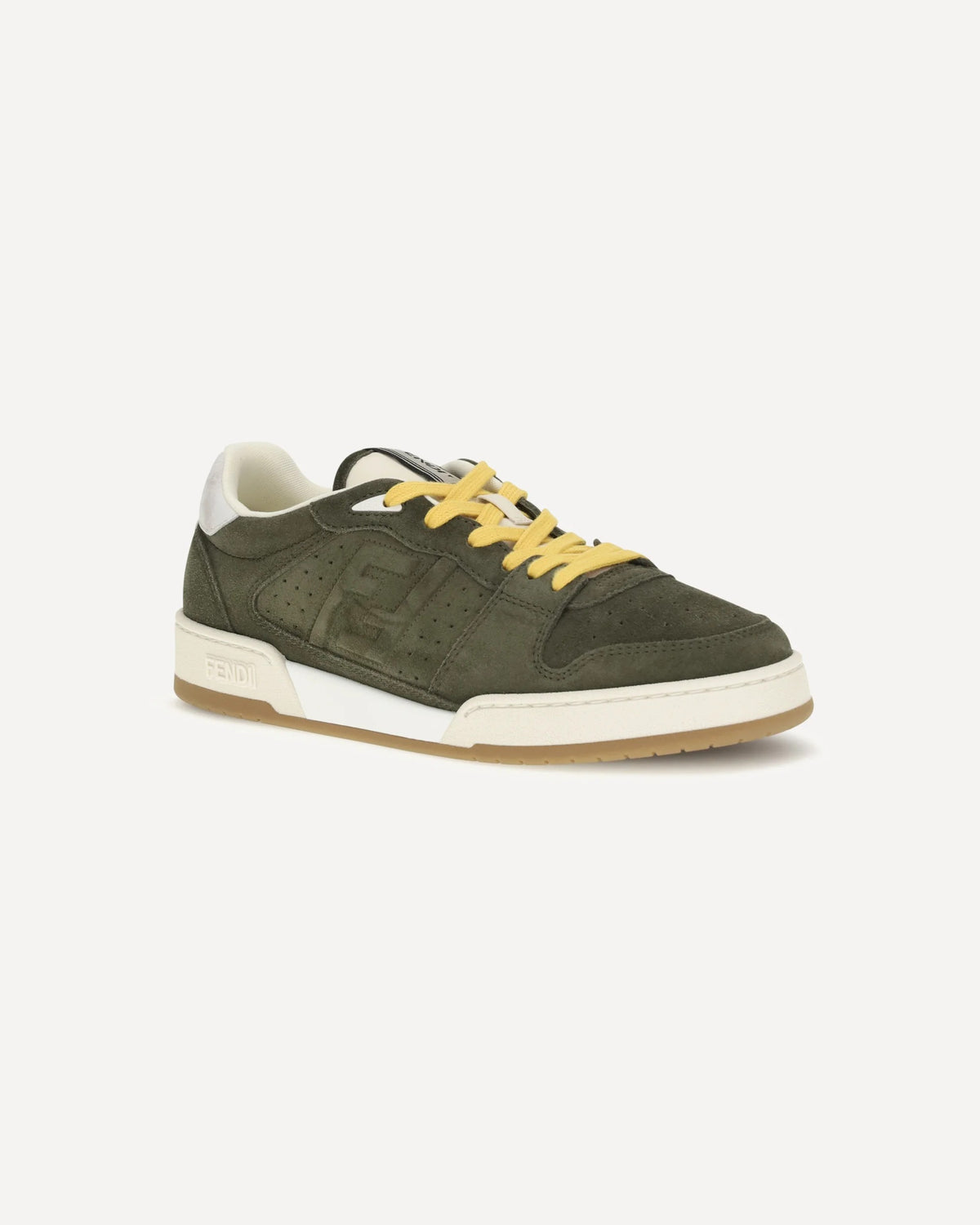 Fendi Match Suede Sneakers