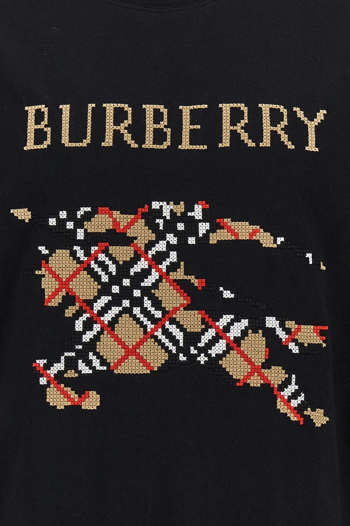 Burberry Cross Stitch T-Shirt