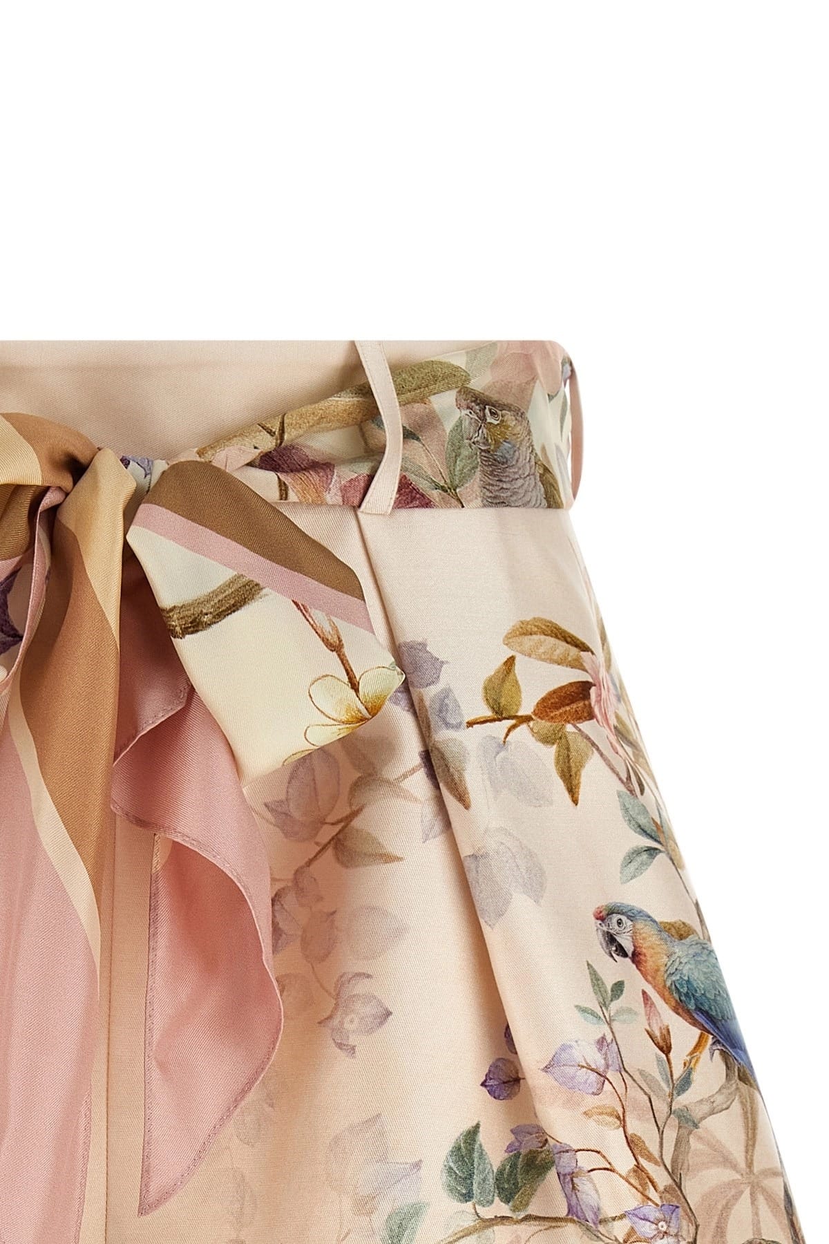 Zimmermann Rebellion Aviary-Print Shorts