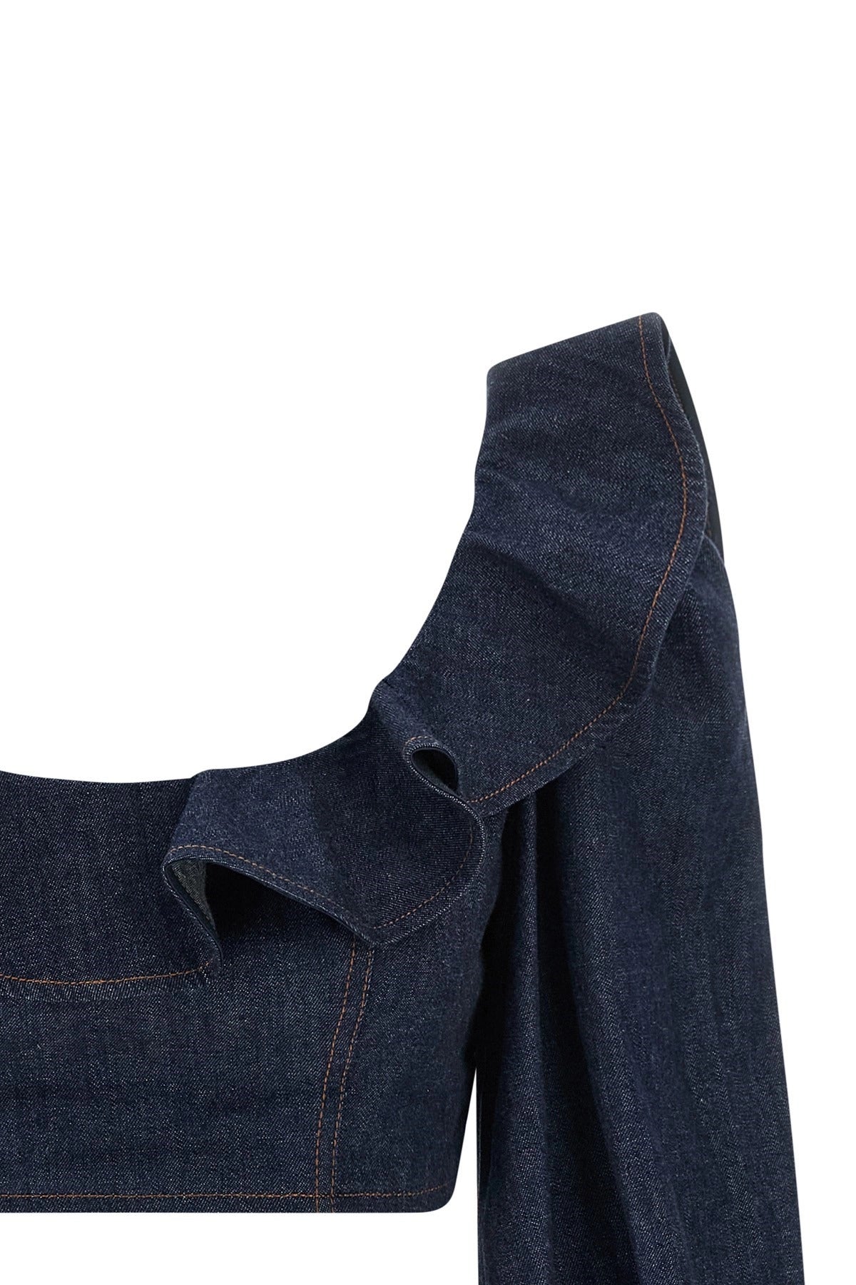 Zimmermann Aster Cotton Denim Top