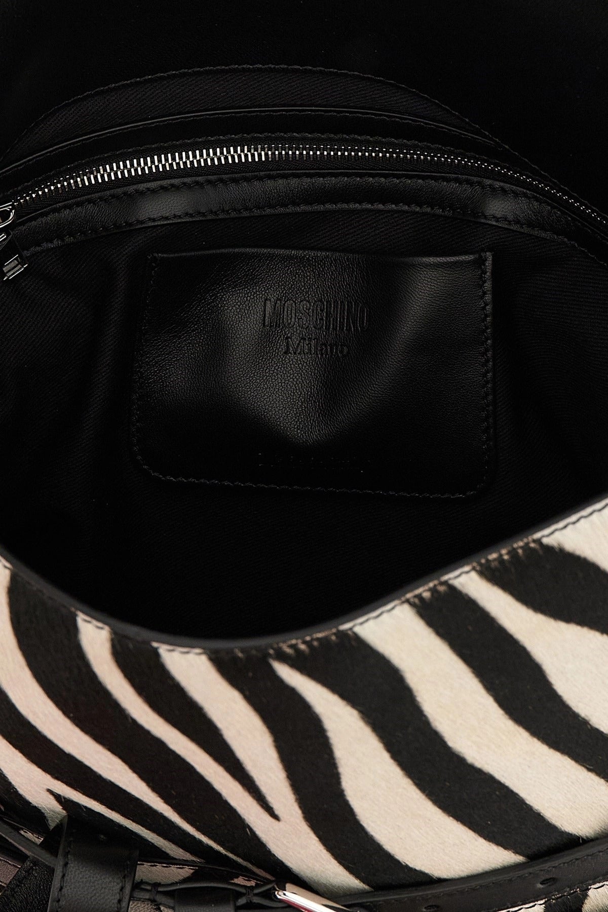 Moschino Tie Me Zebra Handbag