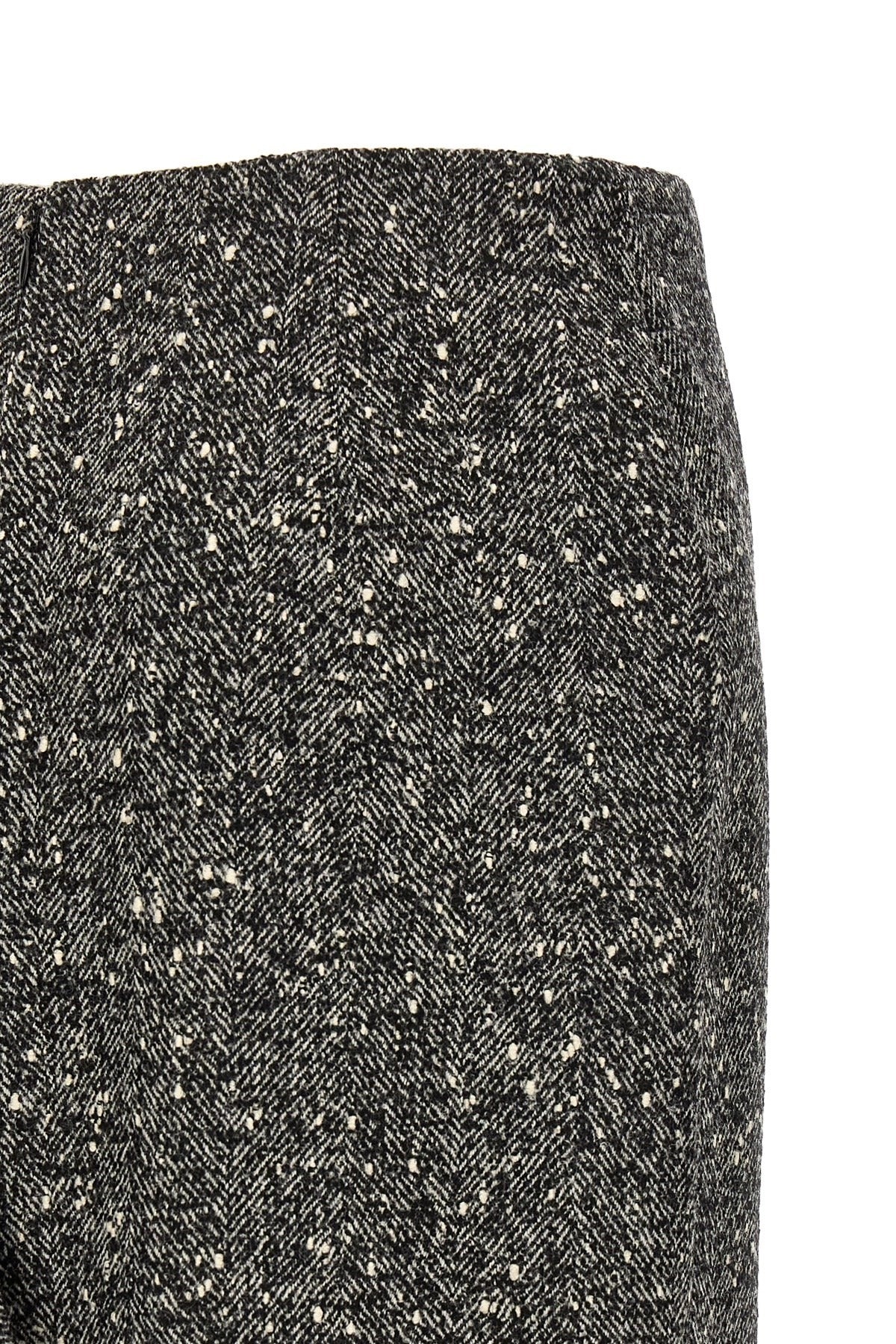Valentino Garavani Chevron Bouclé Skirt
