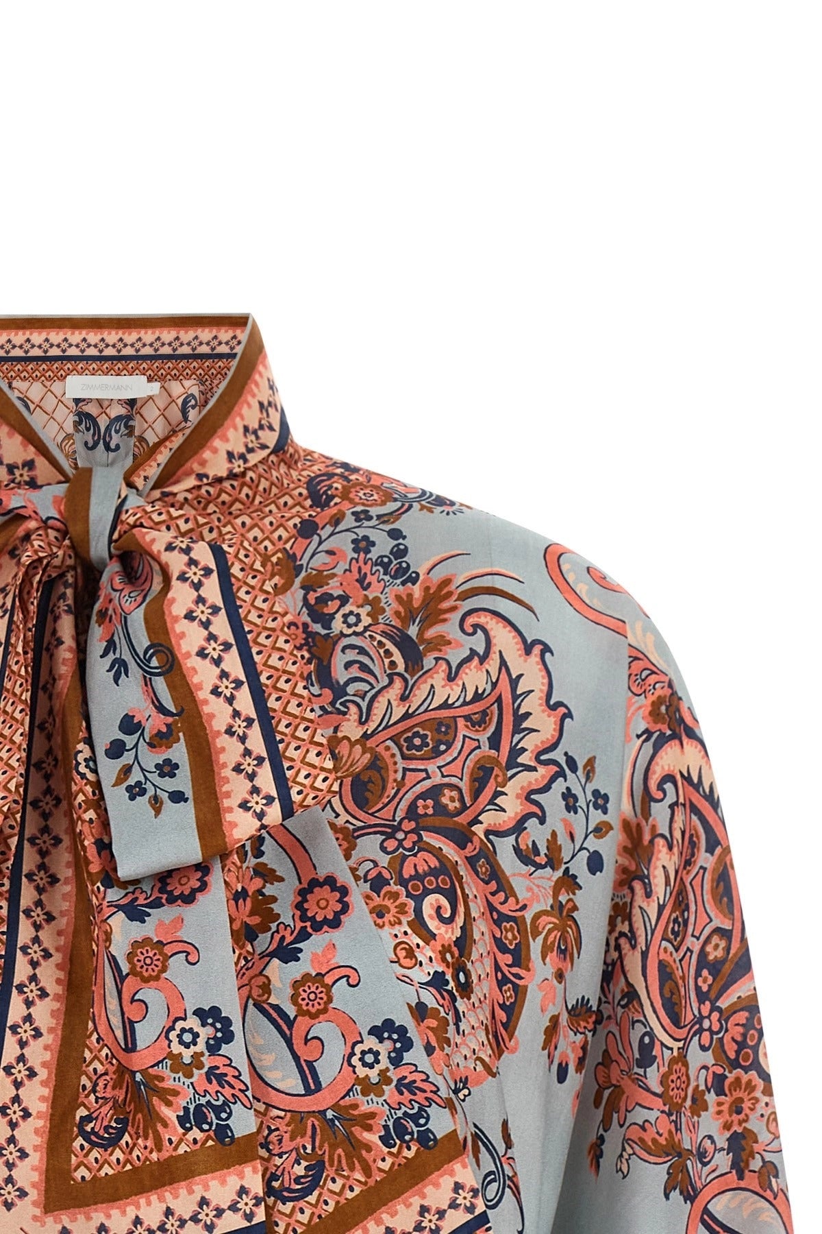 Zimmermann Aster-blouse met paisleyprint