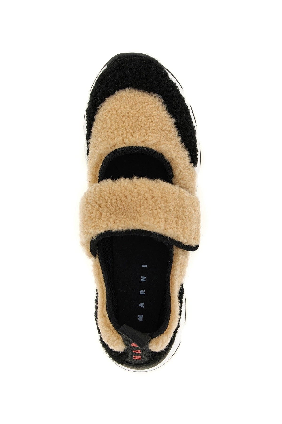 Marni Mary Jane Fur Sneakers