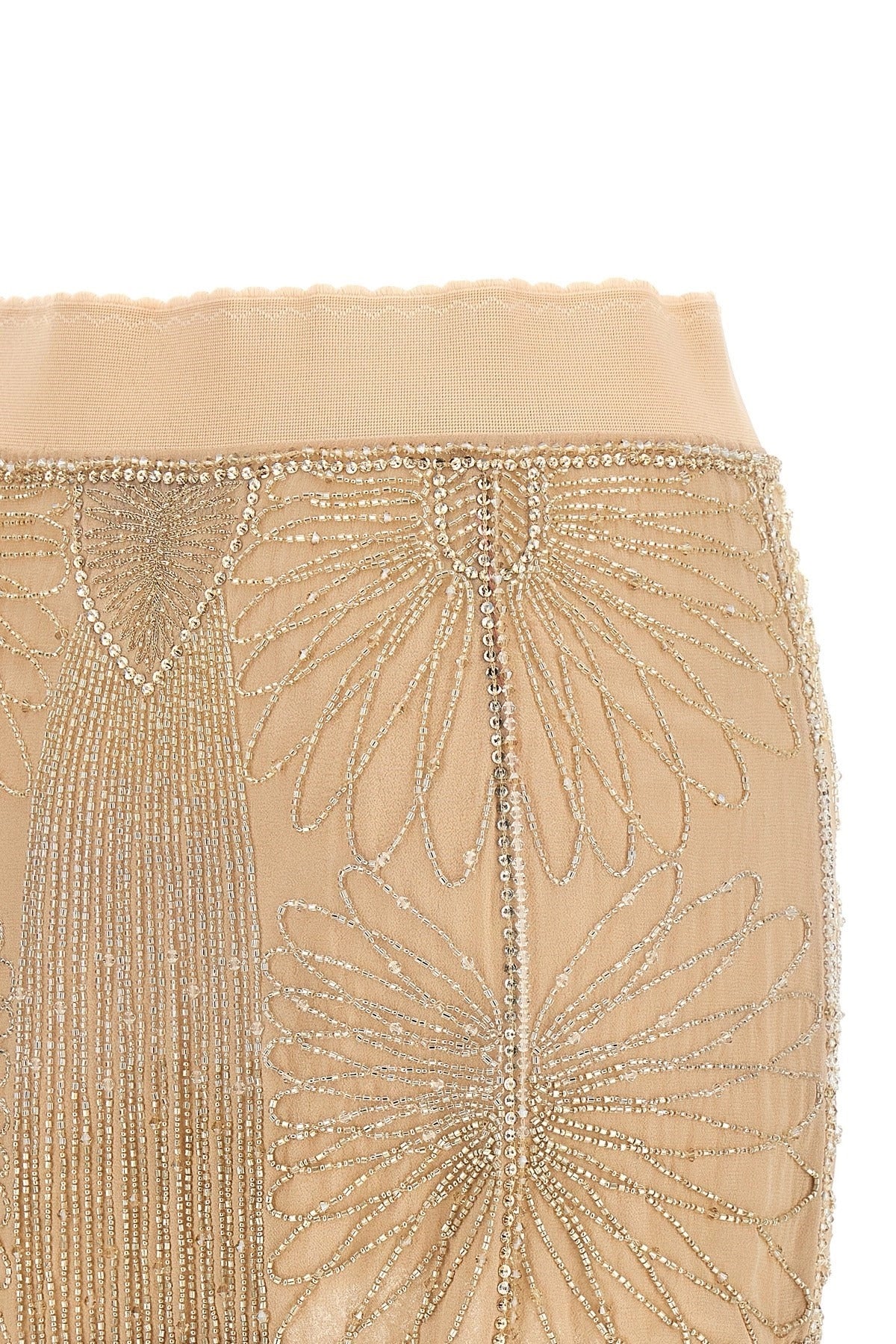 The Attico Beads Embroidery Mini Skirt