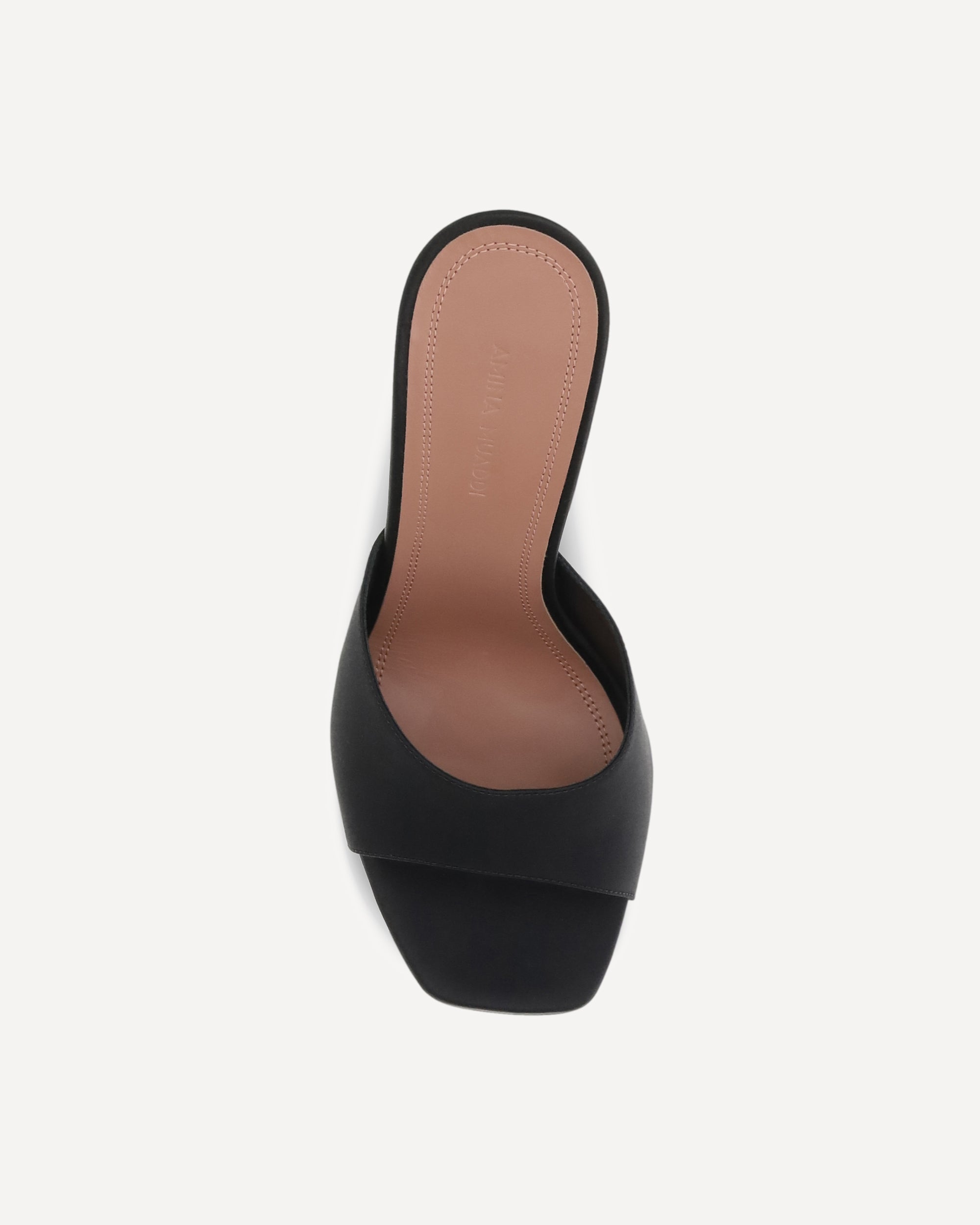 Amina Muaddi Dalida Satin Sandals