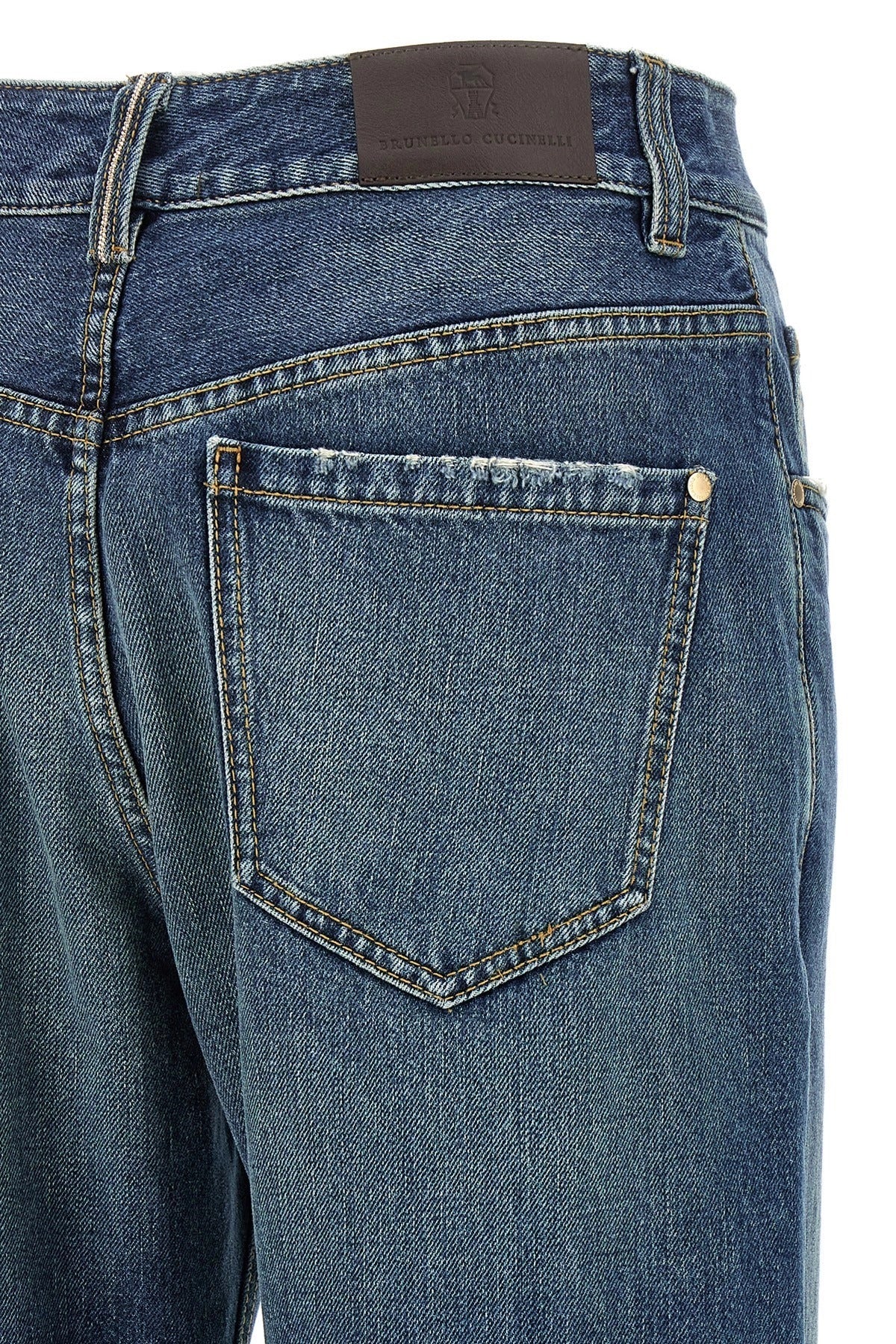 Brunello Cucinelli Contemporary Loose Stonewashed Jeans