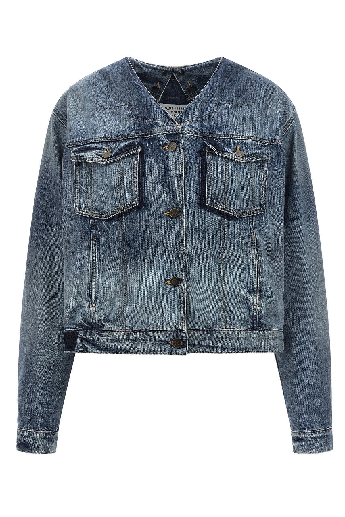Maison Margiela Folded Collar Denim Jacket