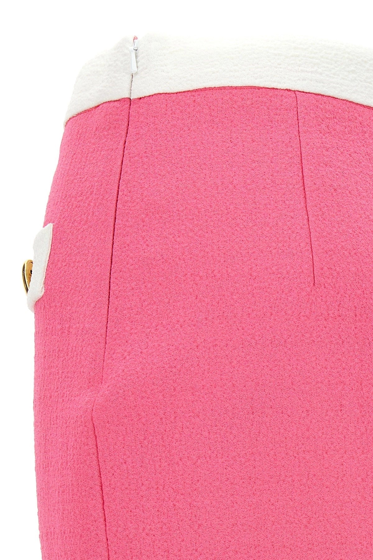 Moschino Heart Buttons Mini Skirt