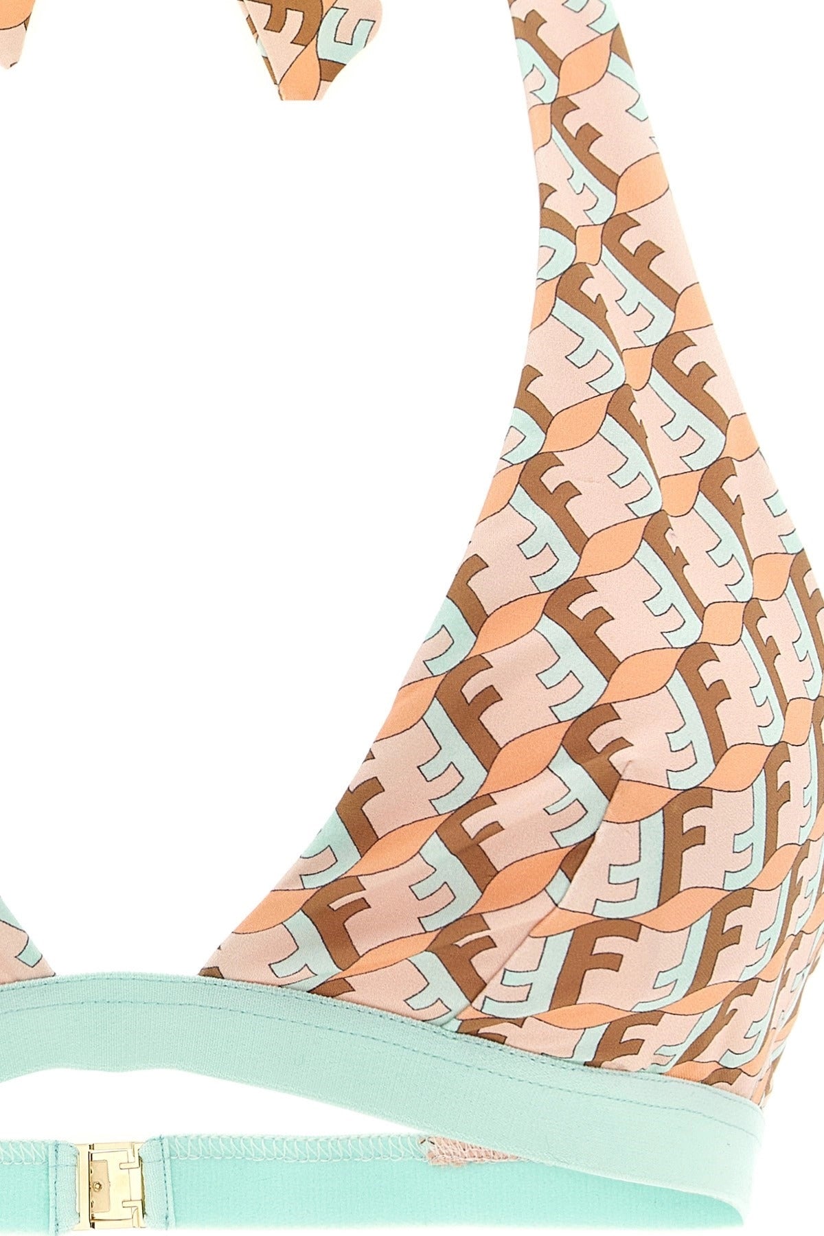 Fendi FF Waves Triangle Bikini Top