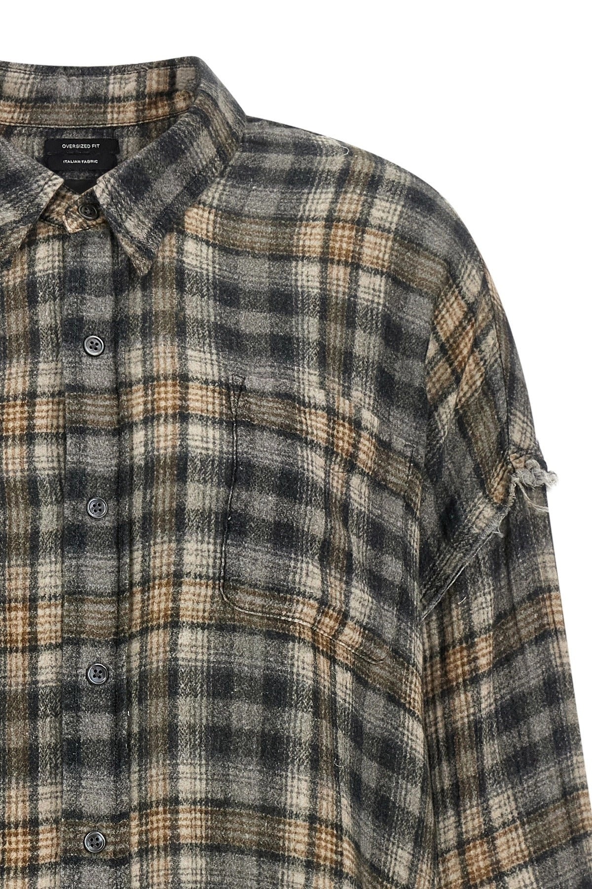 R13 Raw Cut Hem Shirt