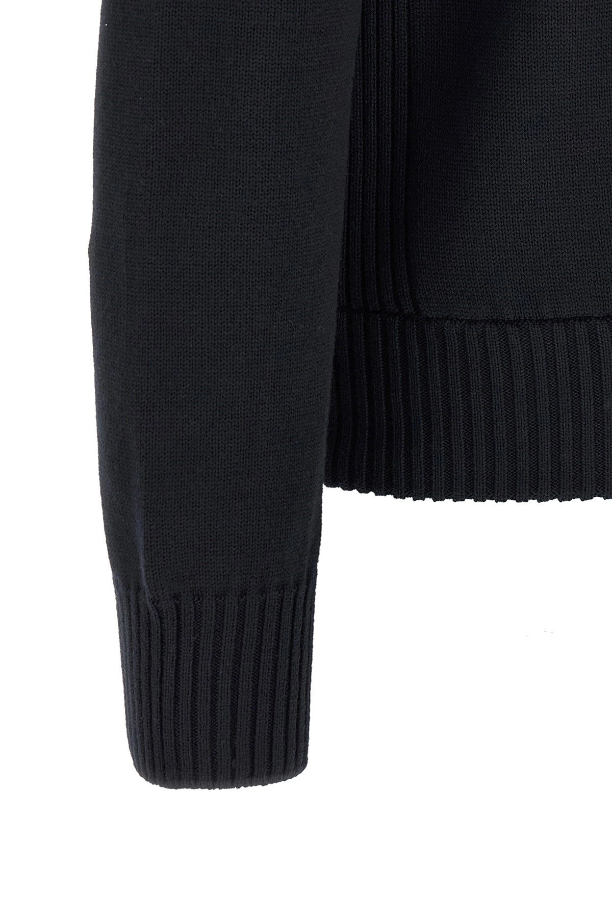 Moncler Two-Material Cardigan