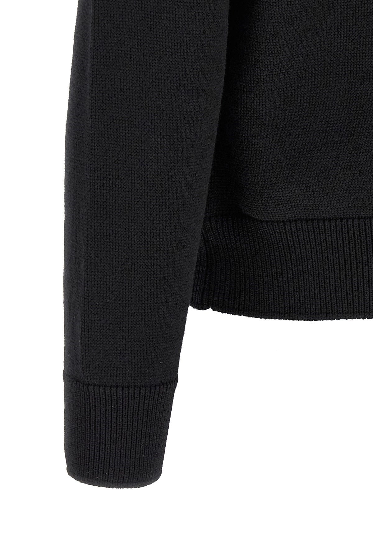 Moncler Padded Wool Zip-Up Cardigan