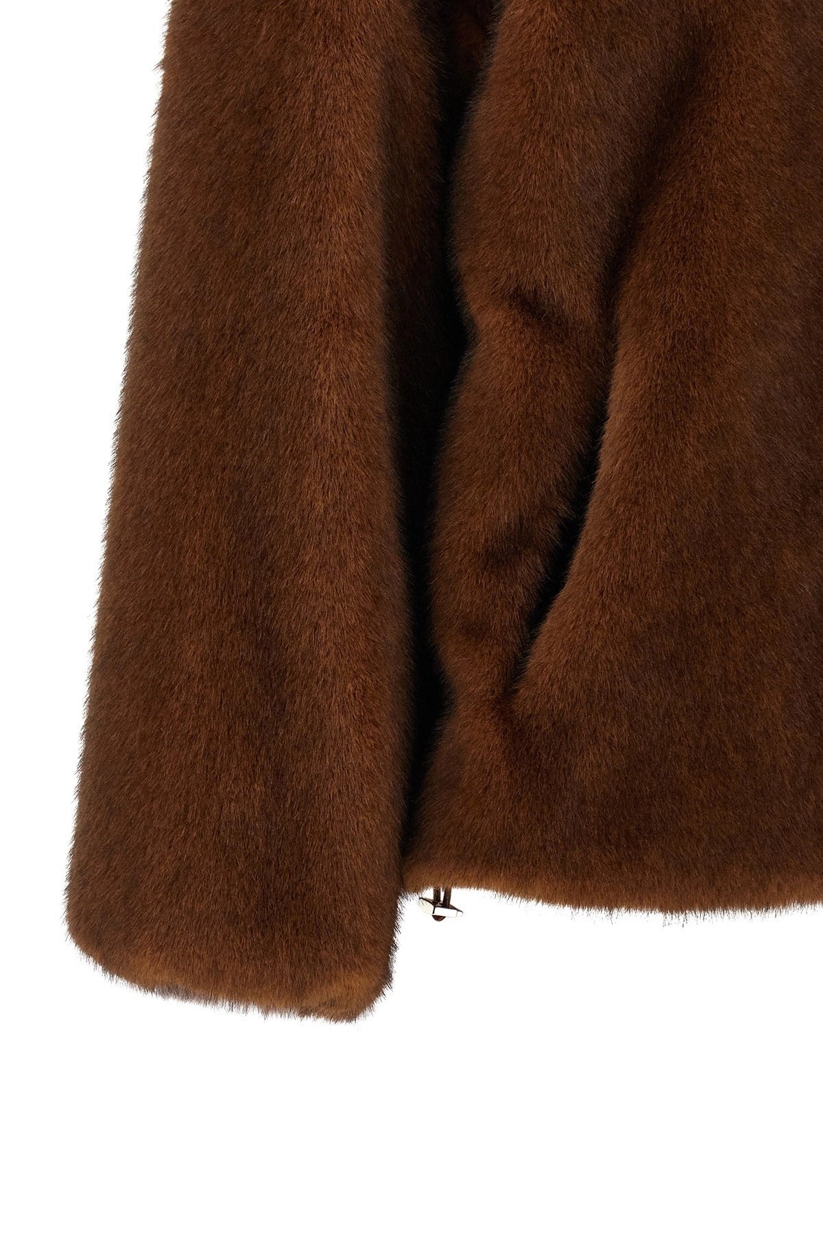 Herno Mink-Effect Faux Fur Bomber Jacket