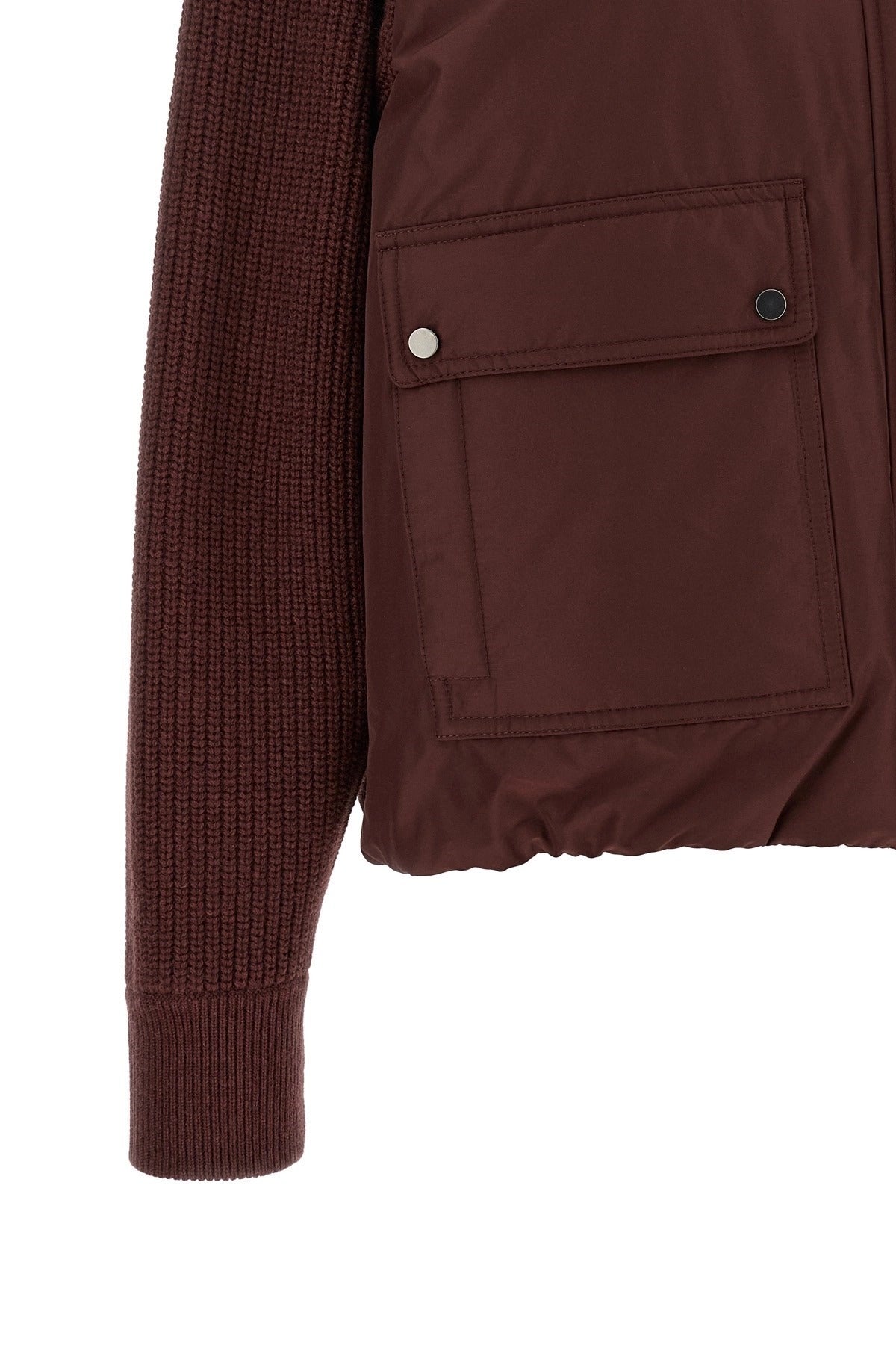 Brunello Cucinelli Shiny Zipper Pull Down Jacket