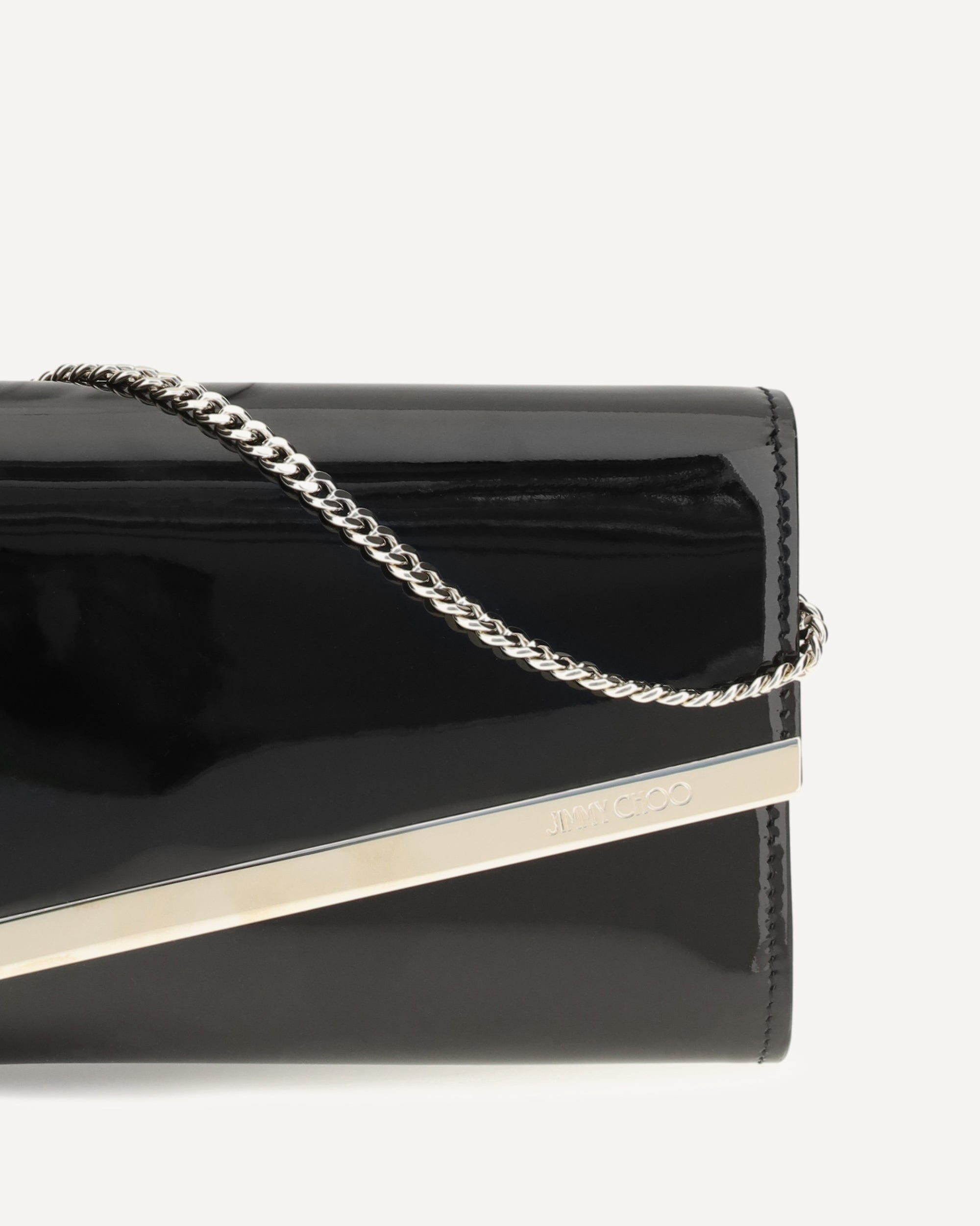 Jimmy Choo Emmie Leather Clutch | Sendegaro JP