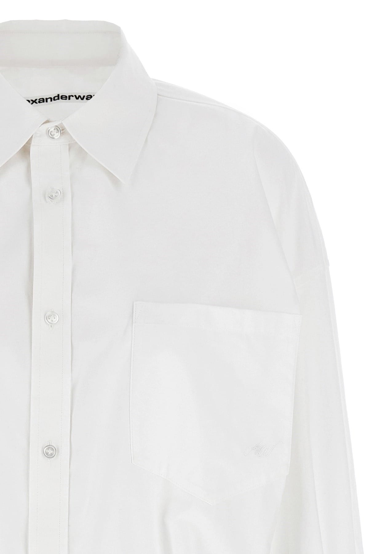 Alexander Wang Vestido camisero preestilizado W cadena